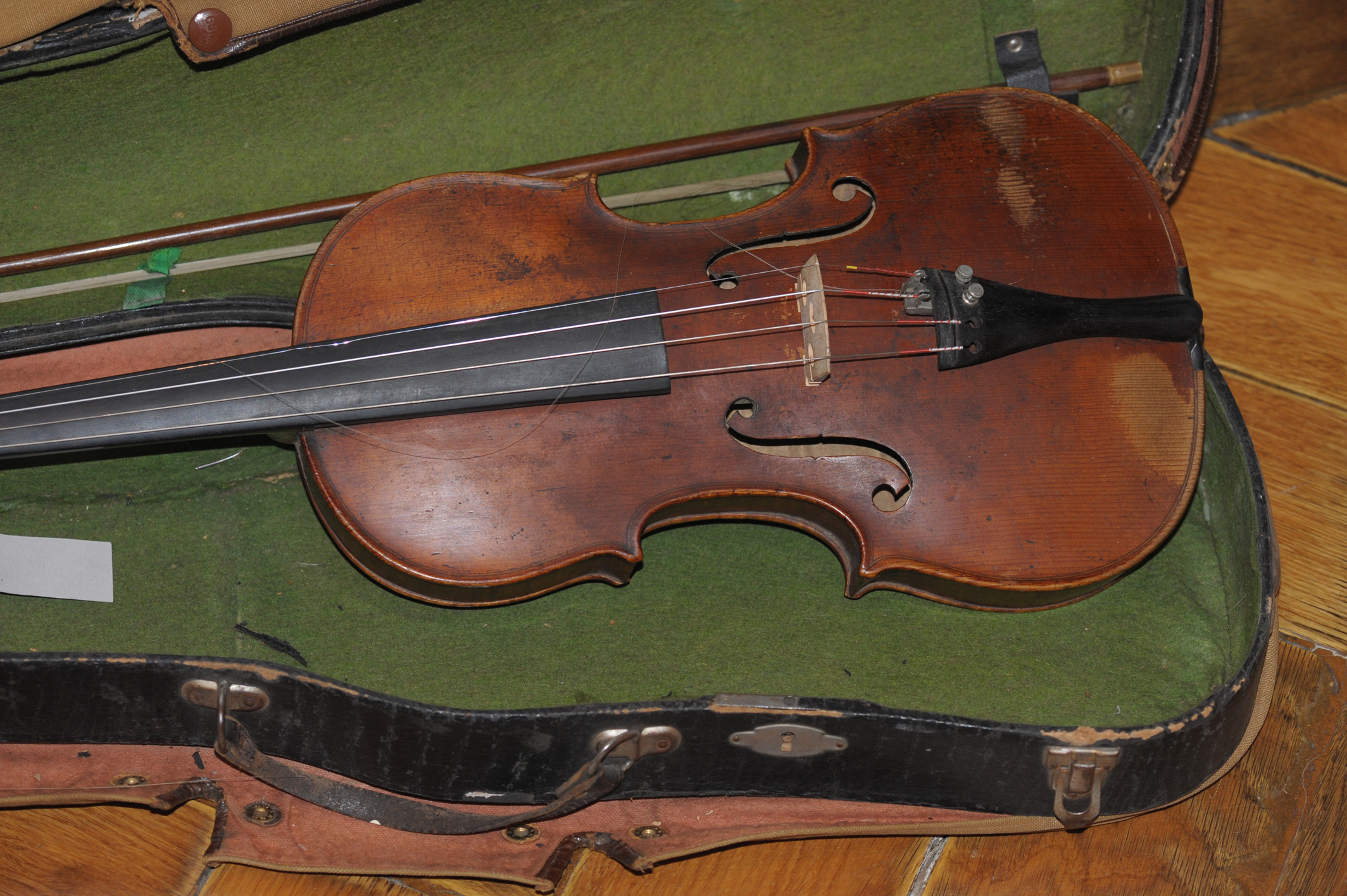 A violin with case and bow c.1870 (old, antique) eBay