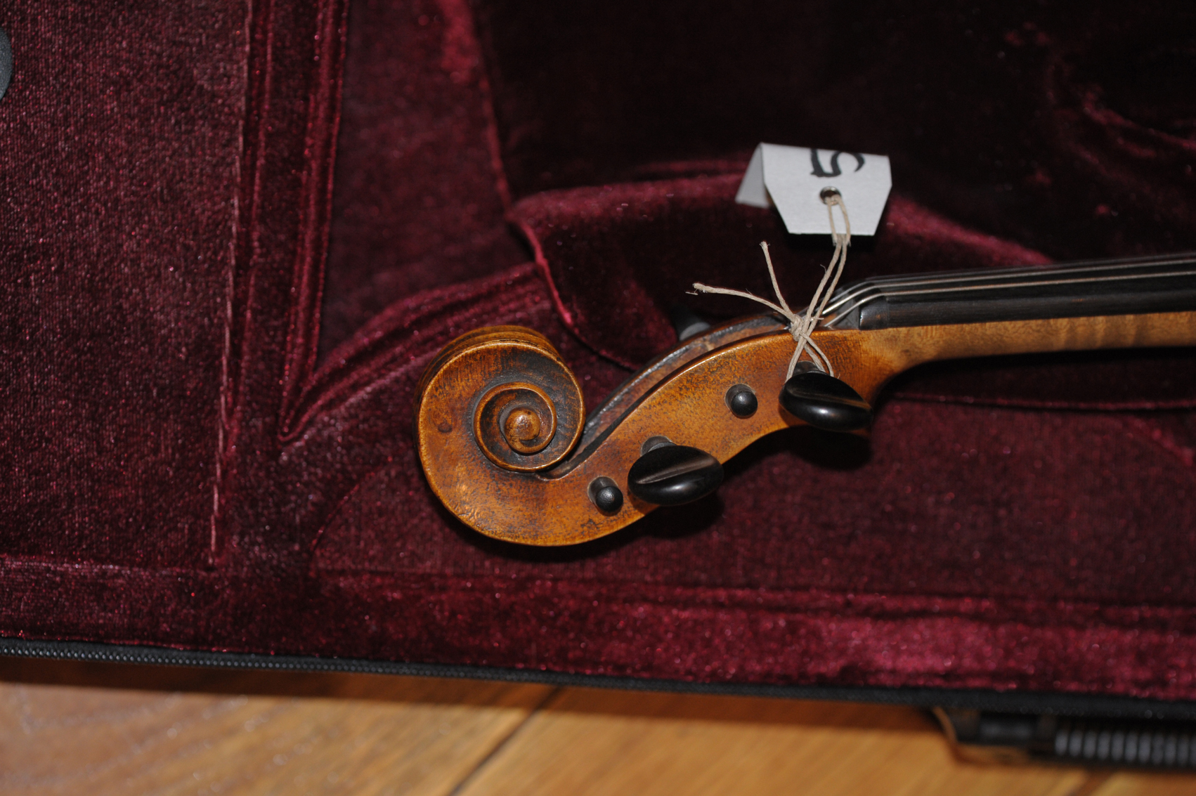 Antique German violin, c.1910, labeled Antonius Stradivarius (old