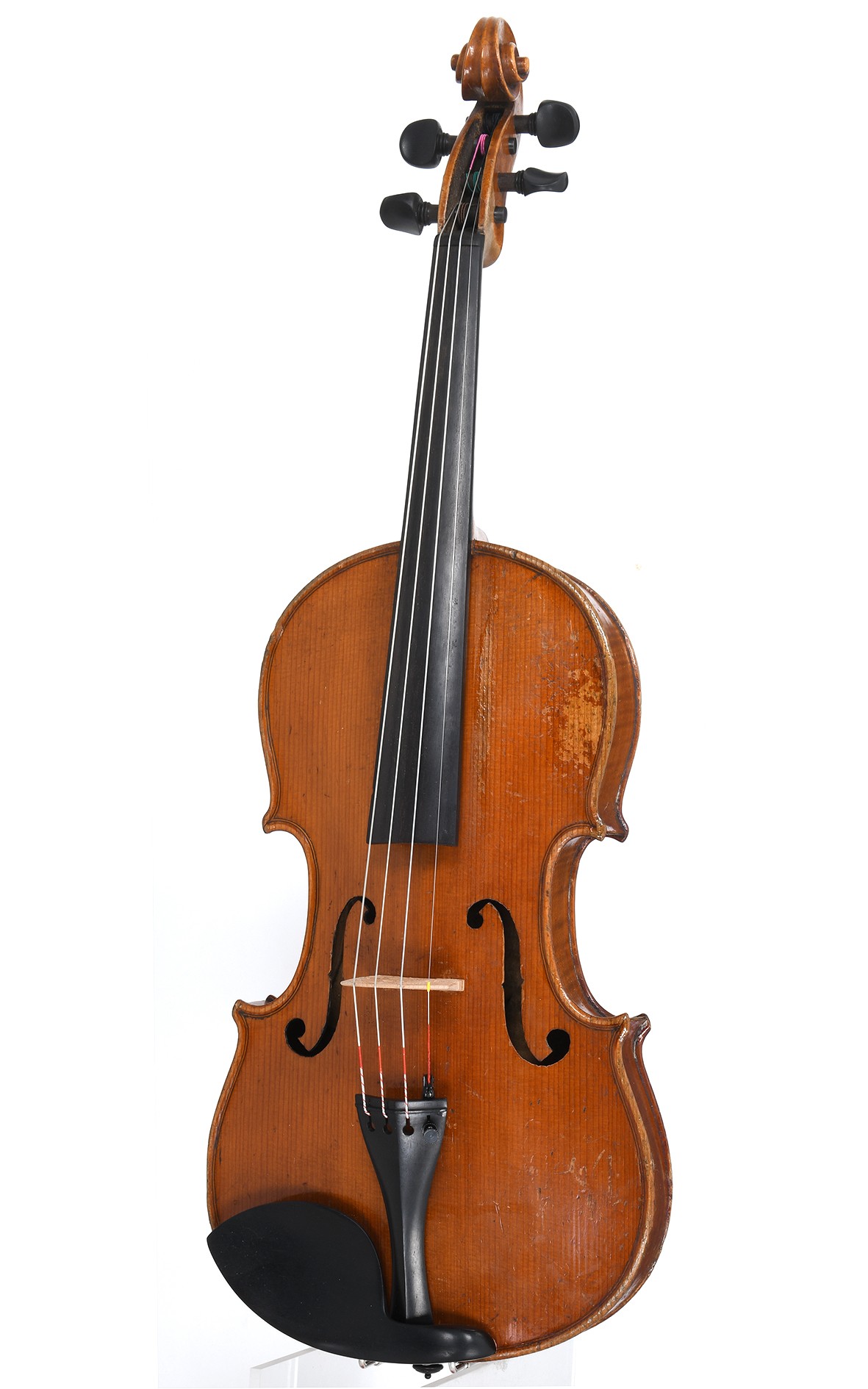 Violín alemán de Markneukirchen, copia sajona de un Stradivari