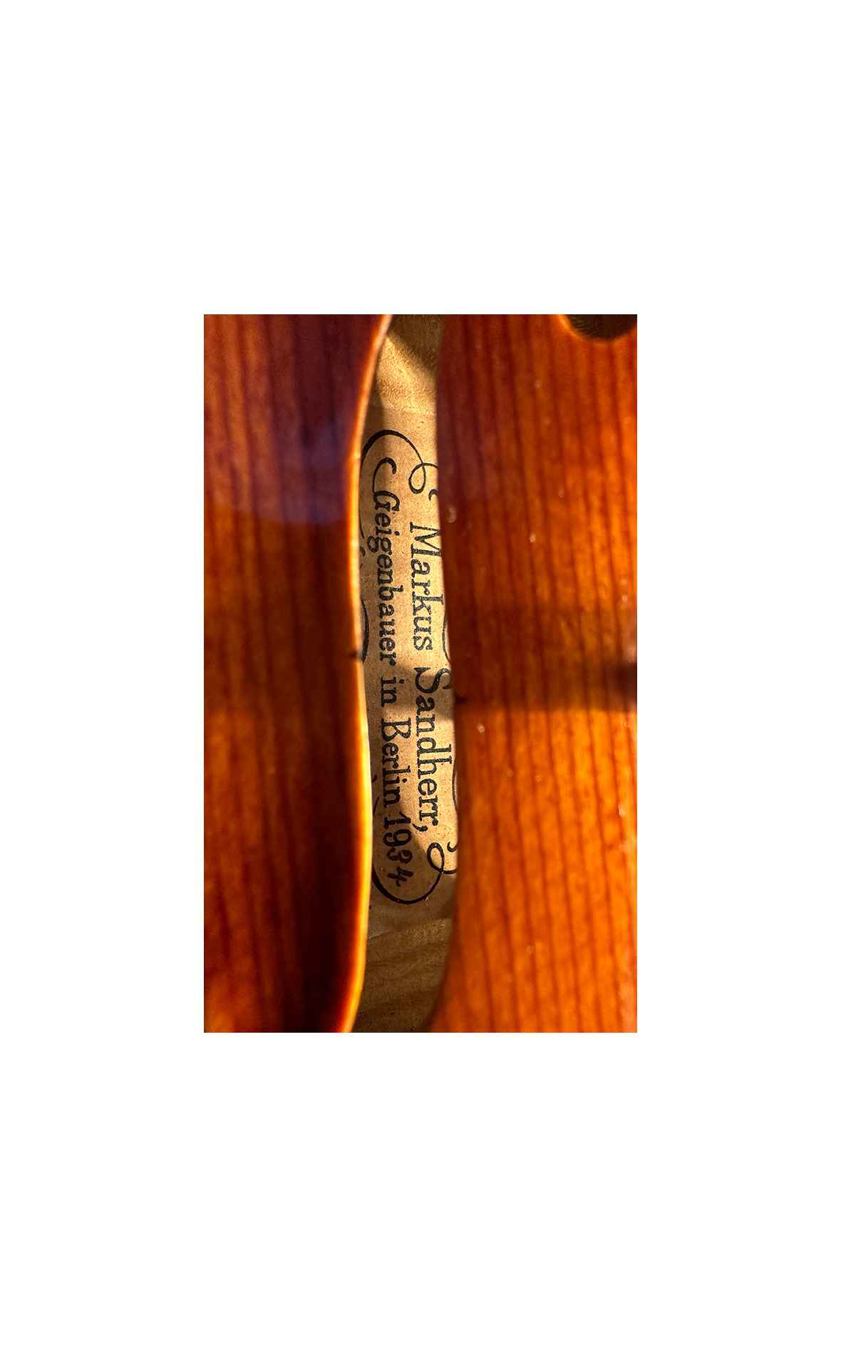 Old German violin, Berlin: Markus Sandherr, 1934 | Corilon violins