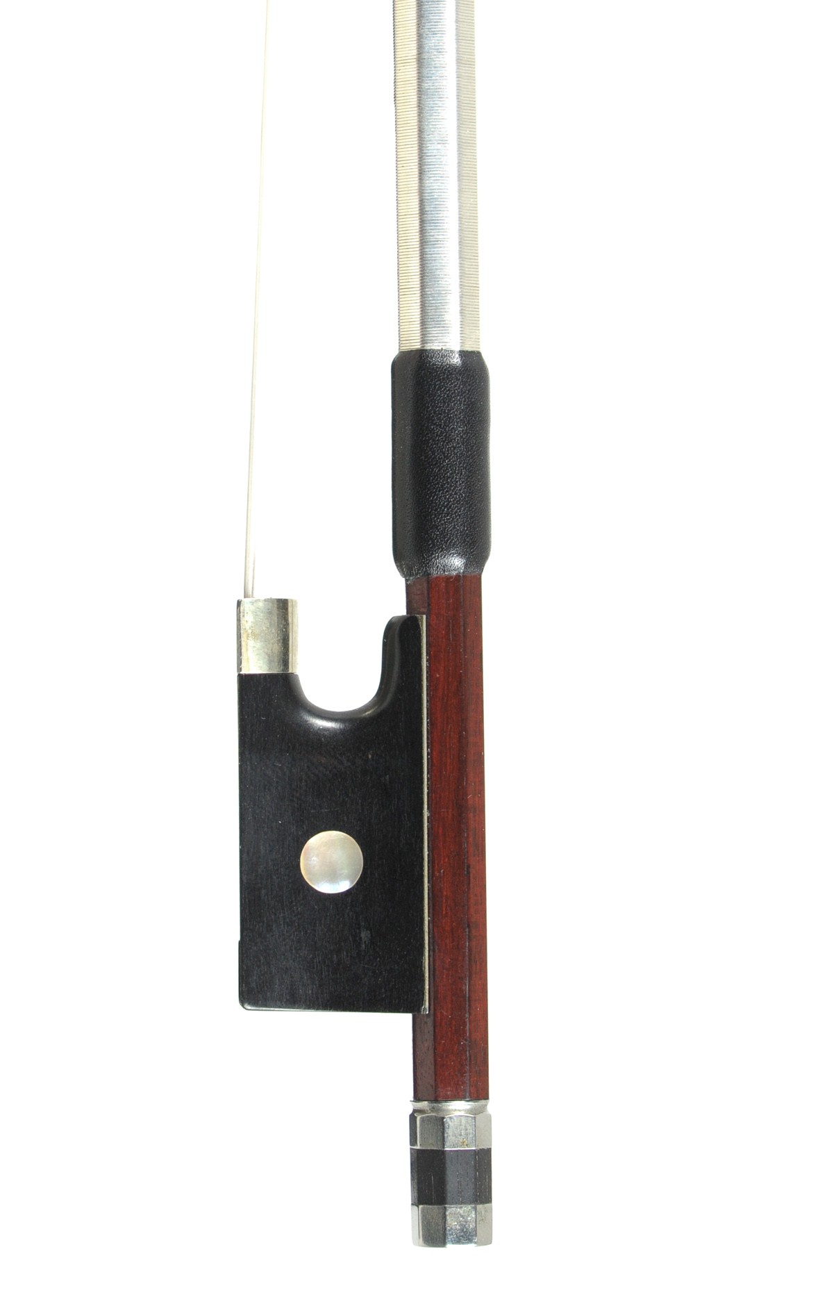 Fine Markneukirchen violin bow - frog