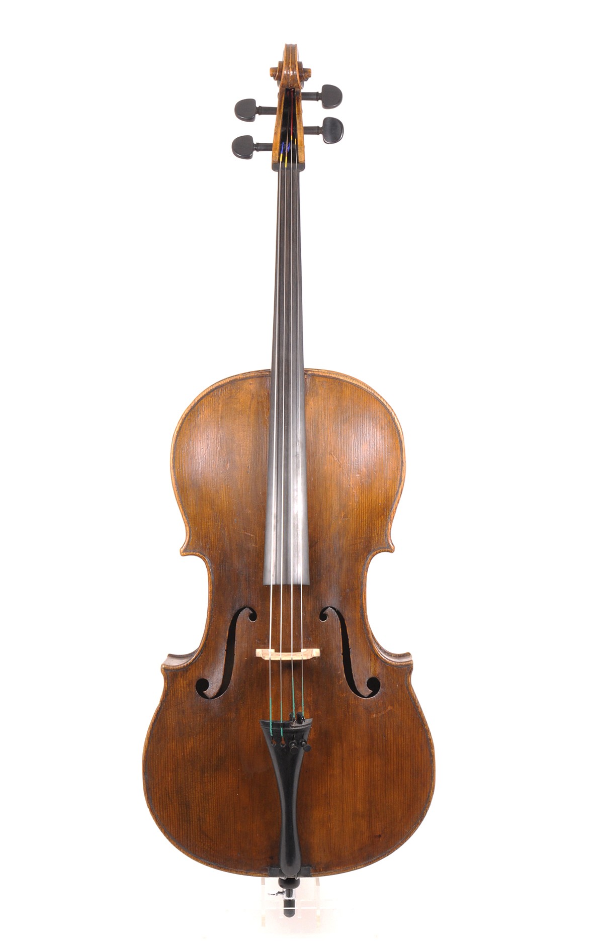 antique 3/4 cello - table