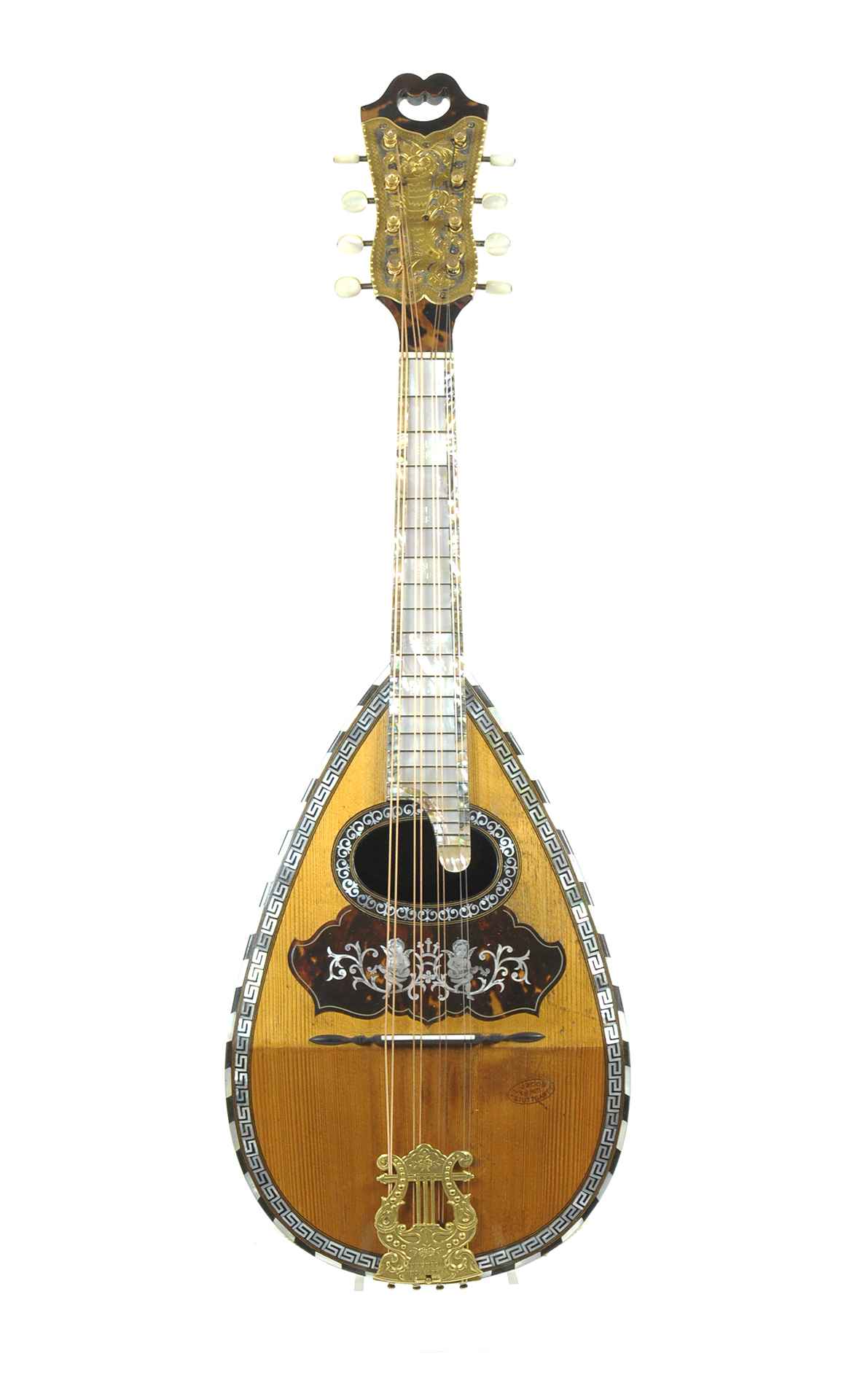 Magnificent Italian roundback mandolin, Ermelinda Silvestri, circa 1900