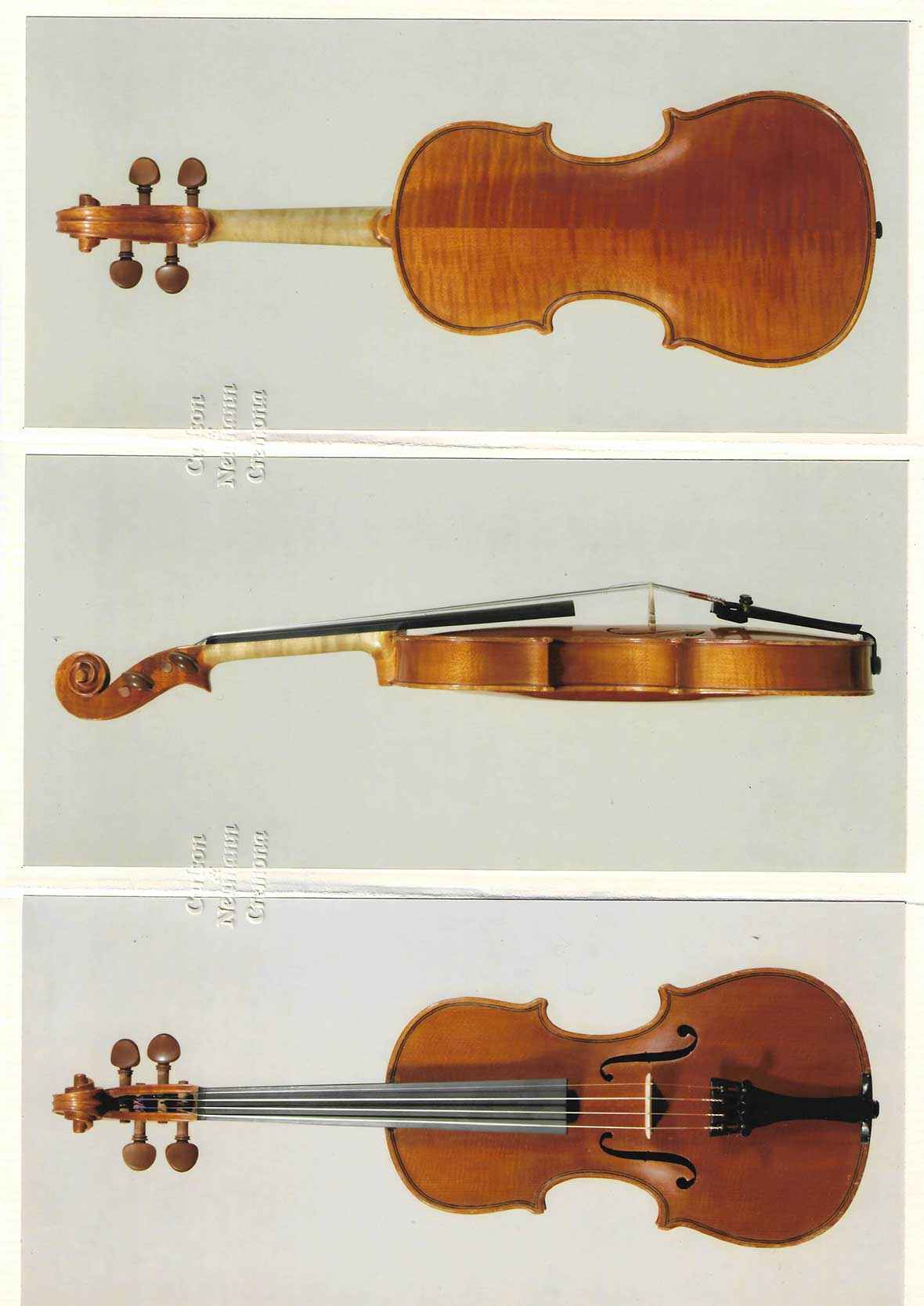 ルイ・マルクーシ、Violin、海外版超希少レゾネ、新品額付 Italian 1/4 violin, Luigi Mozzani, 1931 (certificate Carlson
