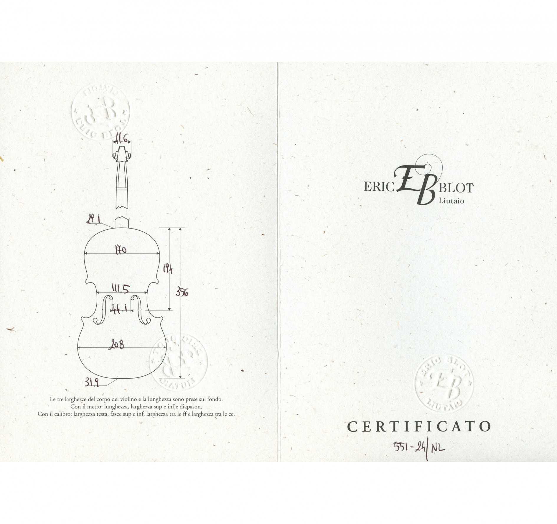 Eric Blot And Italian Violin Making