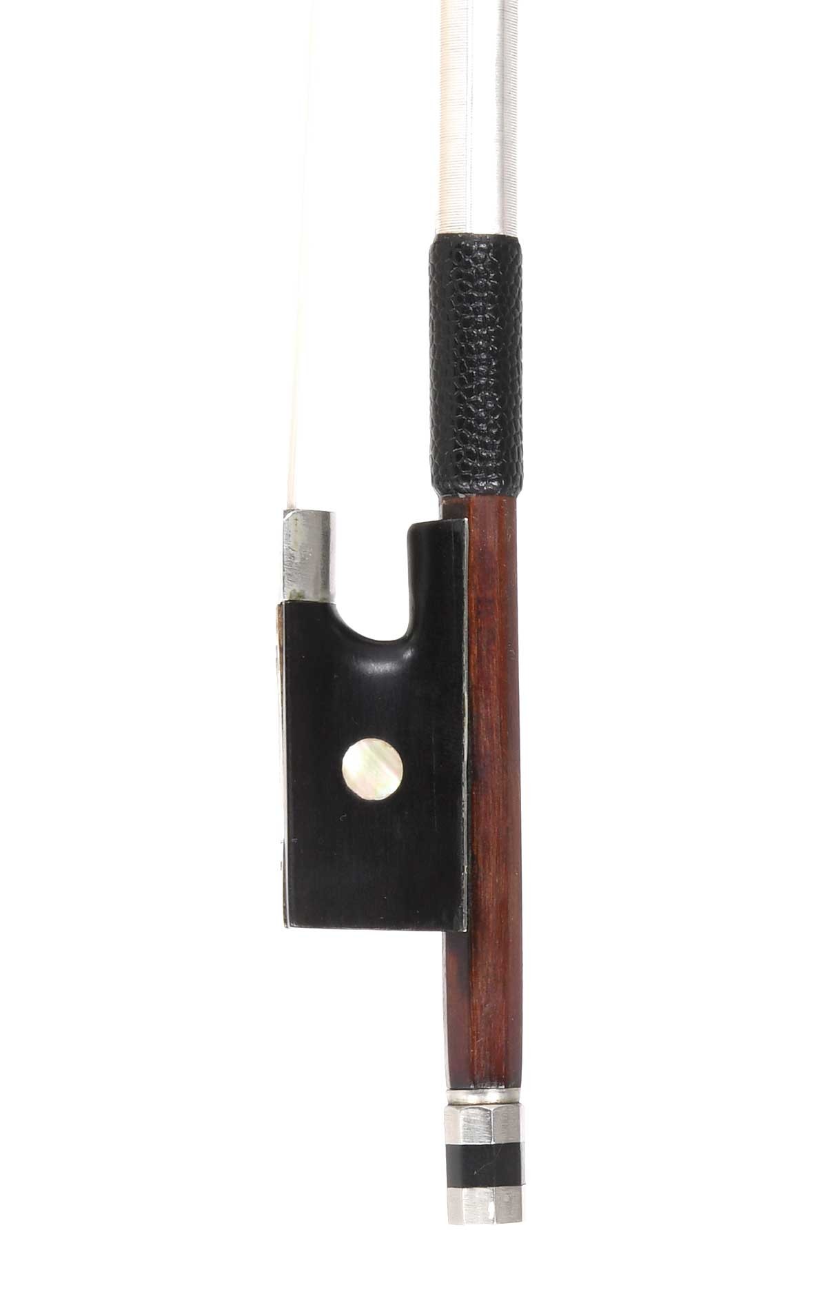 Powerful French violin bow, Pecatte model (pernambuco)