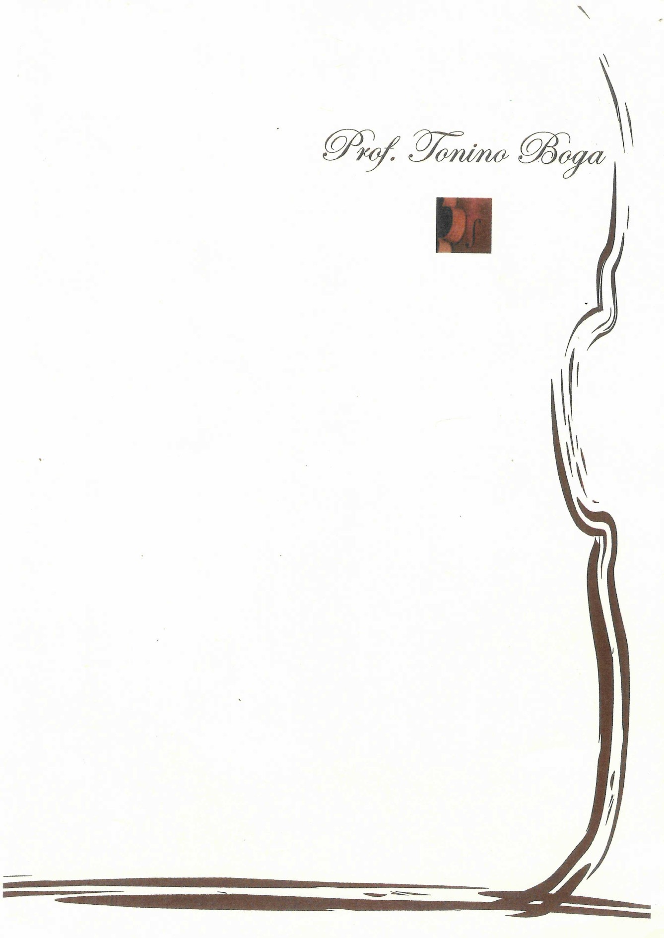 Italian violin by Tonino Boga, Turin