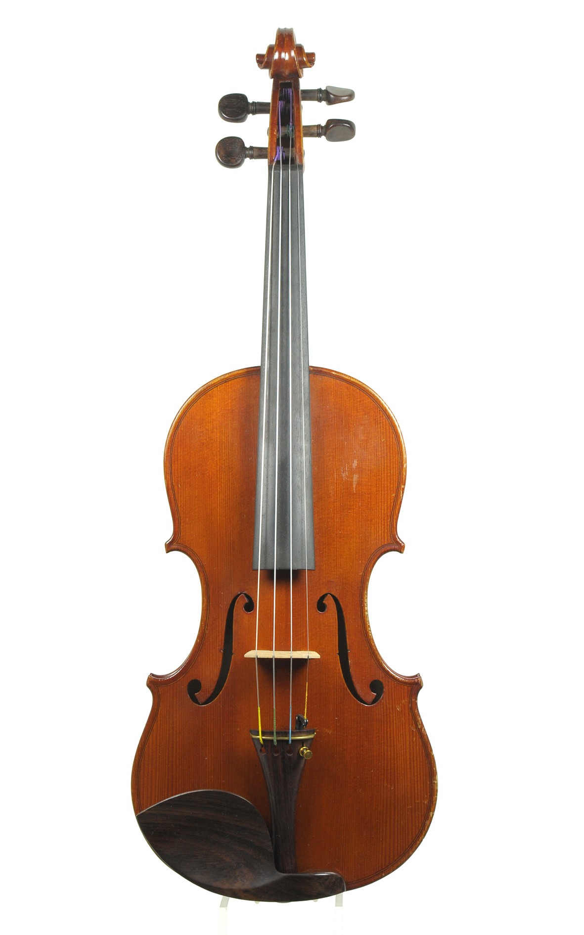 French master violin, Jean Striebig violin No 597 Mirecourt - table