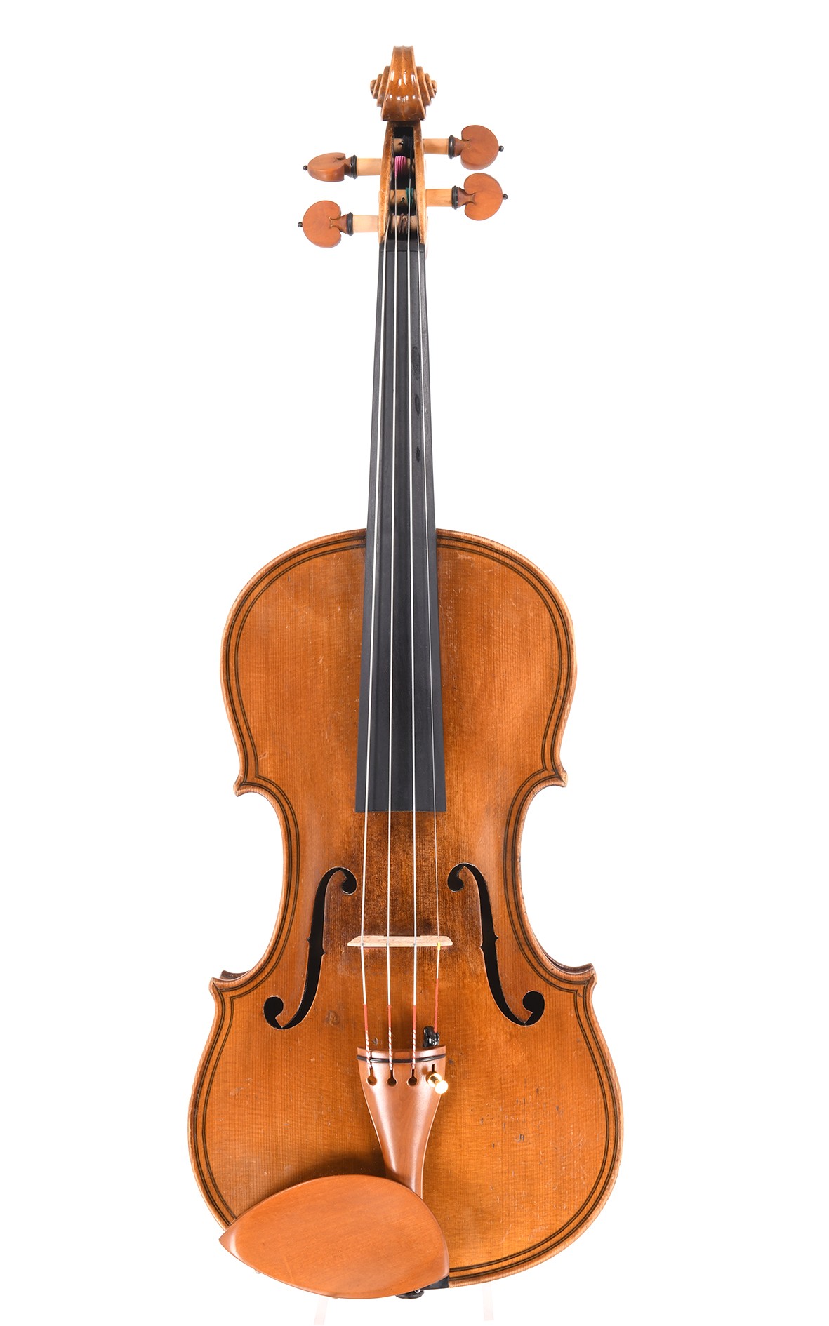 Aussergewöhnlich schöne Geige, nach Maggini - Decke mit doppelter Randeinlage
