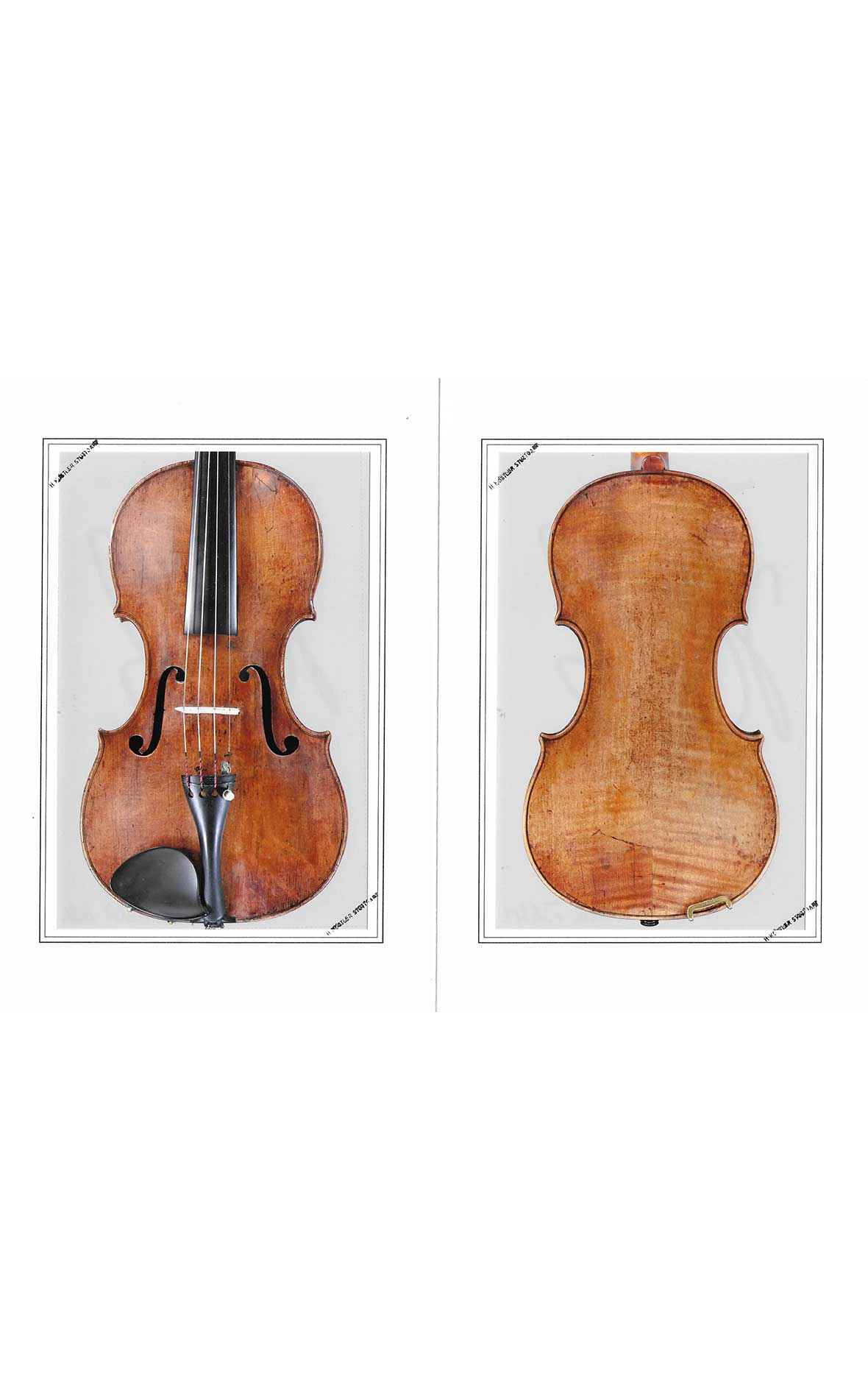 Fine 18th century Mittenwald violin circa 1780 (certificate