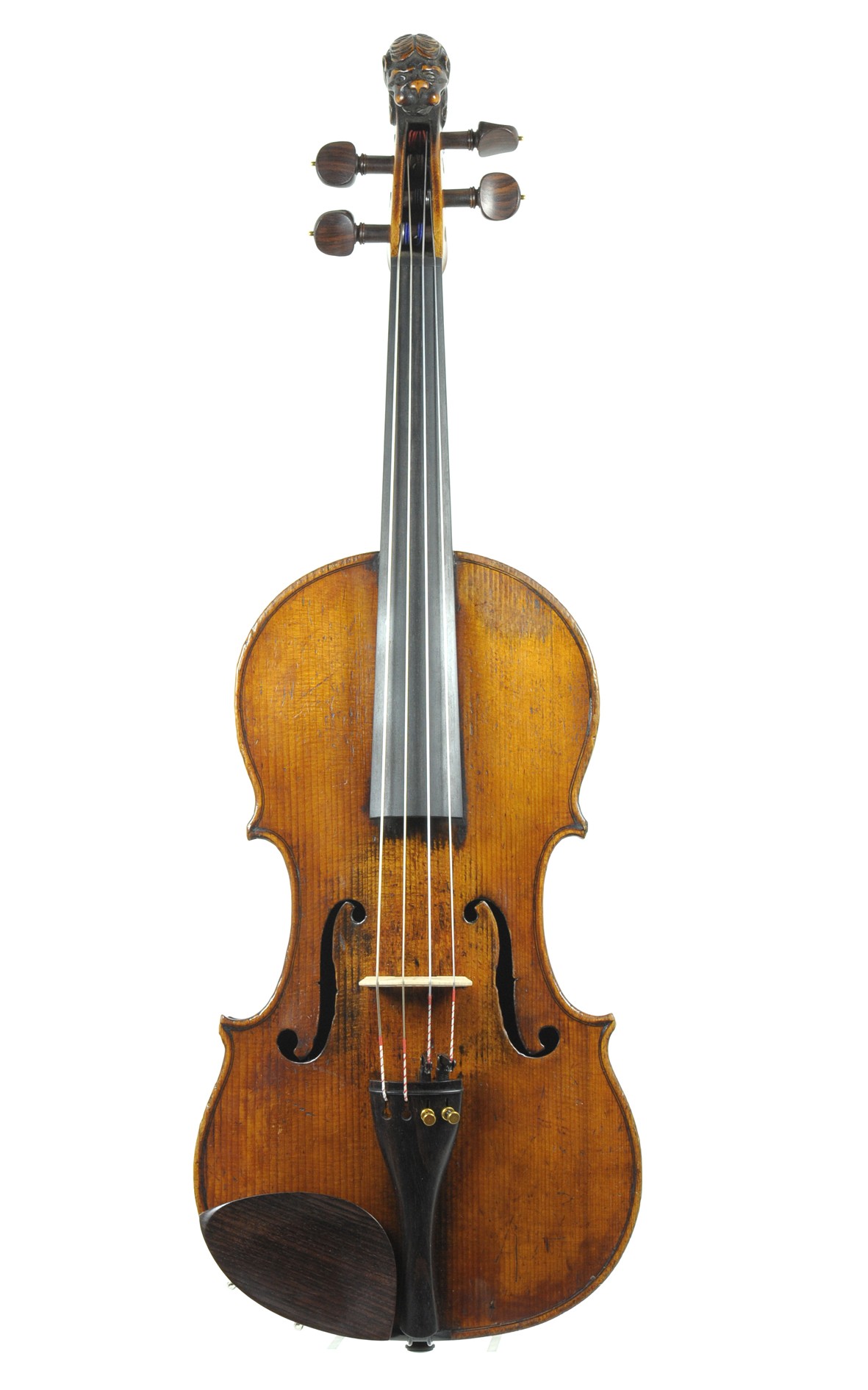 Turner, London: English lion head viola - top