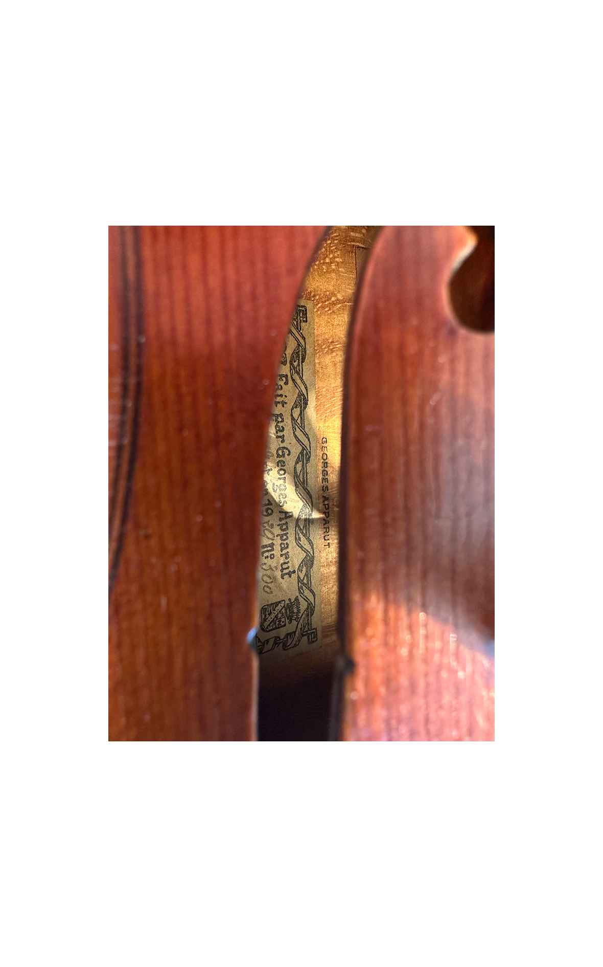 Fine French Georges Apparut violin, 1929