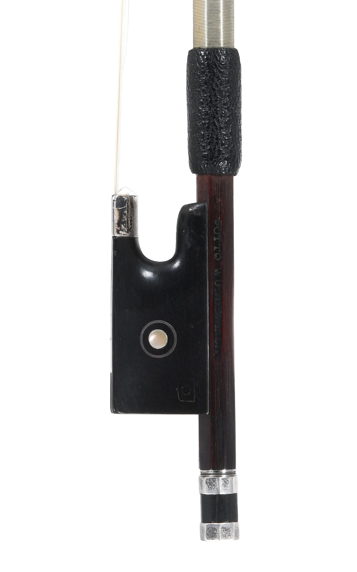 Otto Wunderlich, interesting German violin bow (silver)
