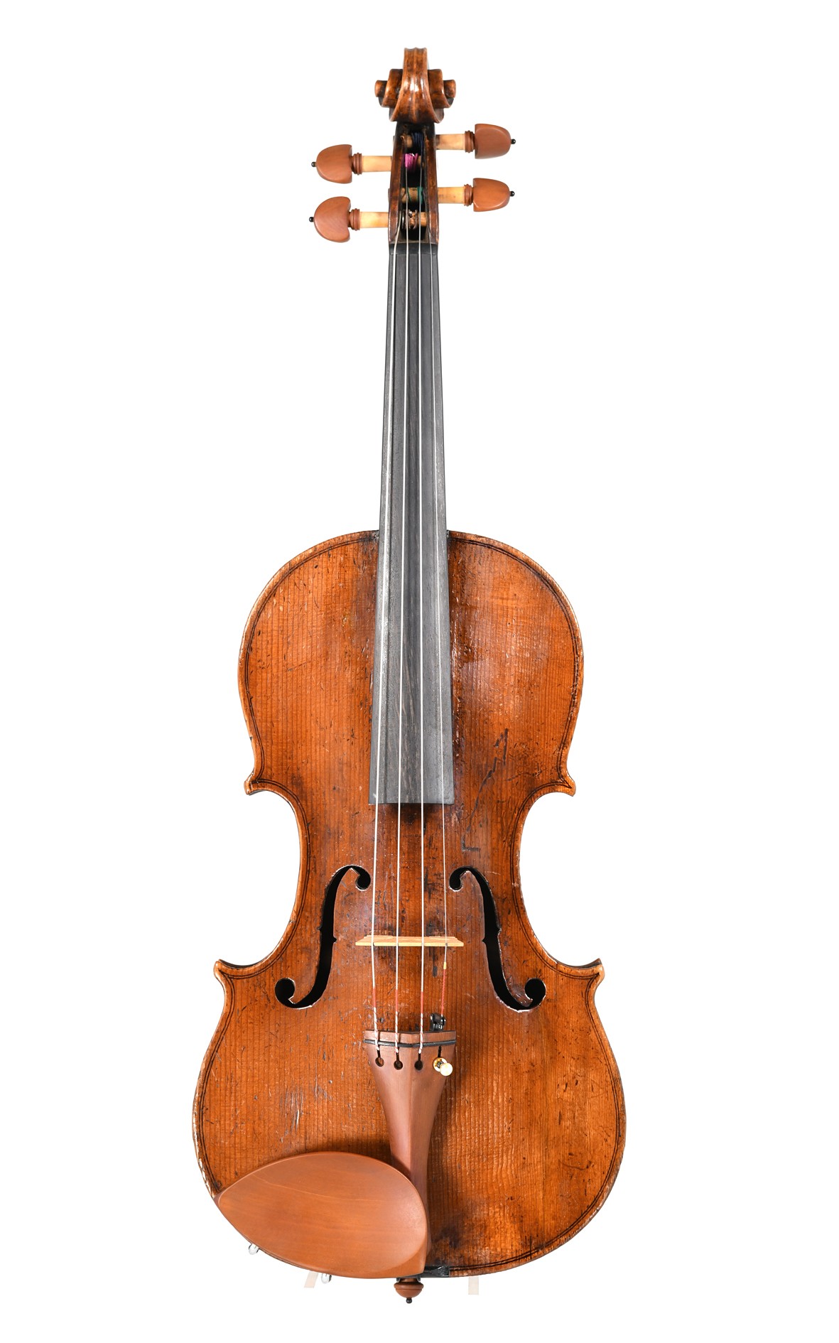 James Preston, English violin, late 18th century - top