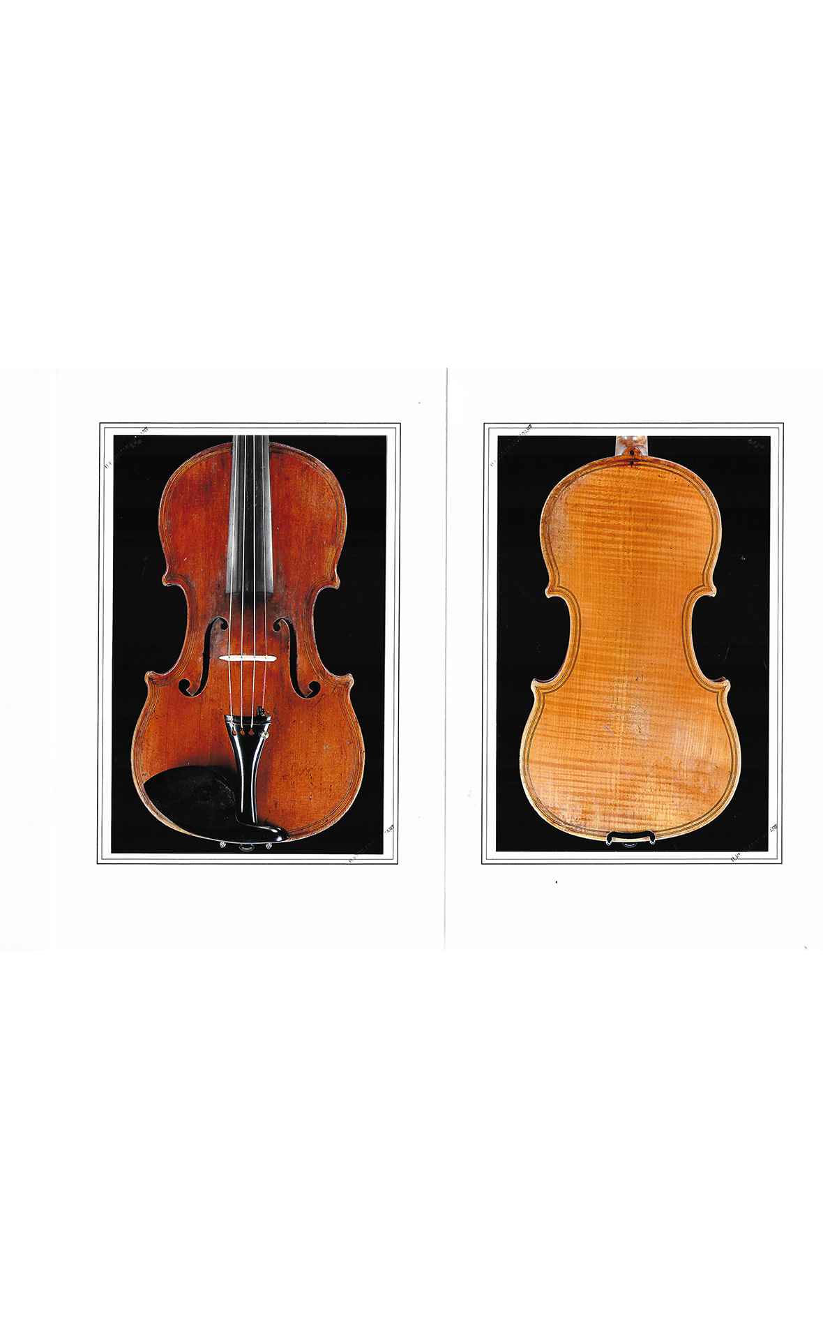 French violin by Nicolas Mauchant-Vaudel, circa 1820 (certificate