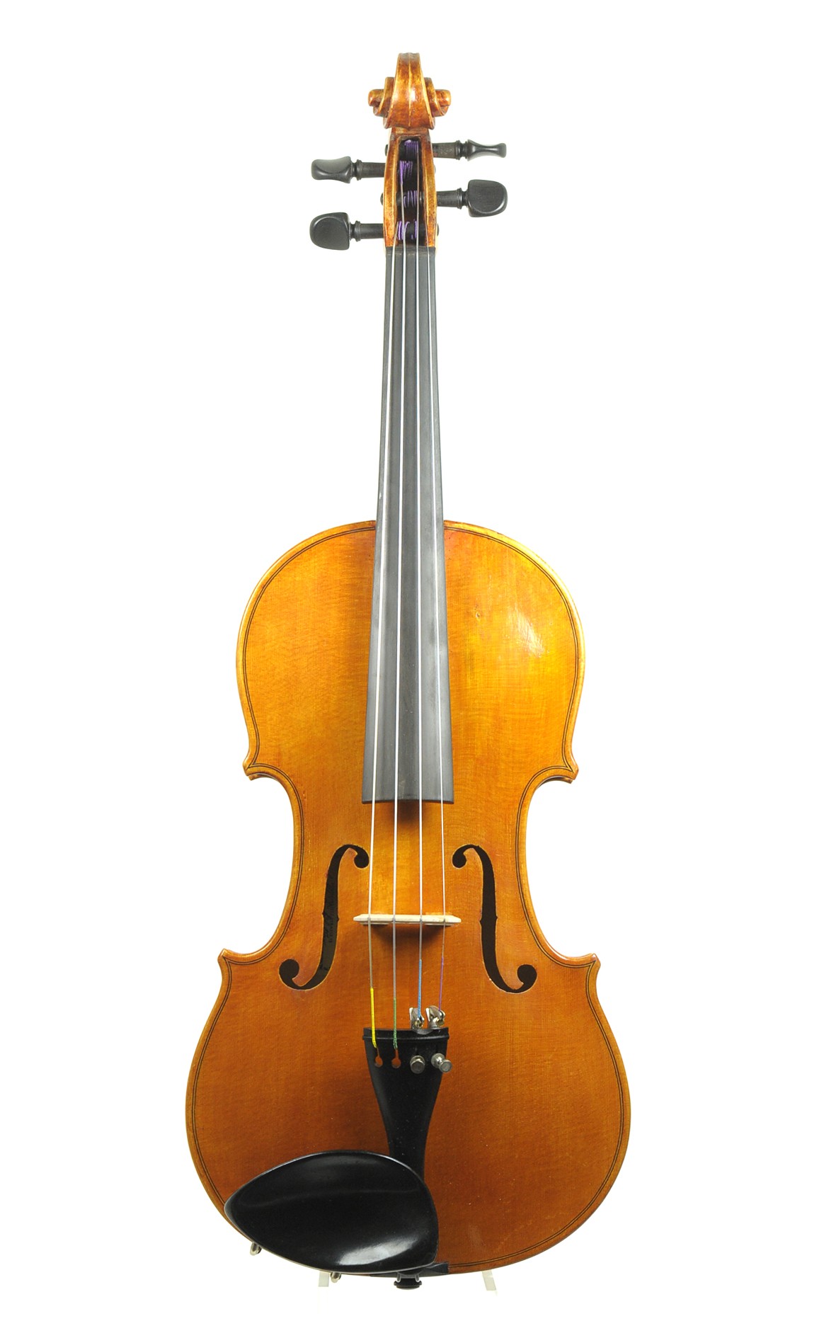 Good Mittenwald 7/8 violin, 1988, Mathias Klotz workshop - top
