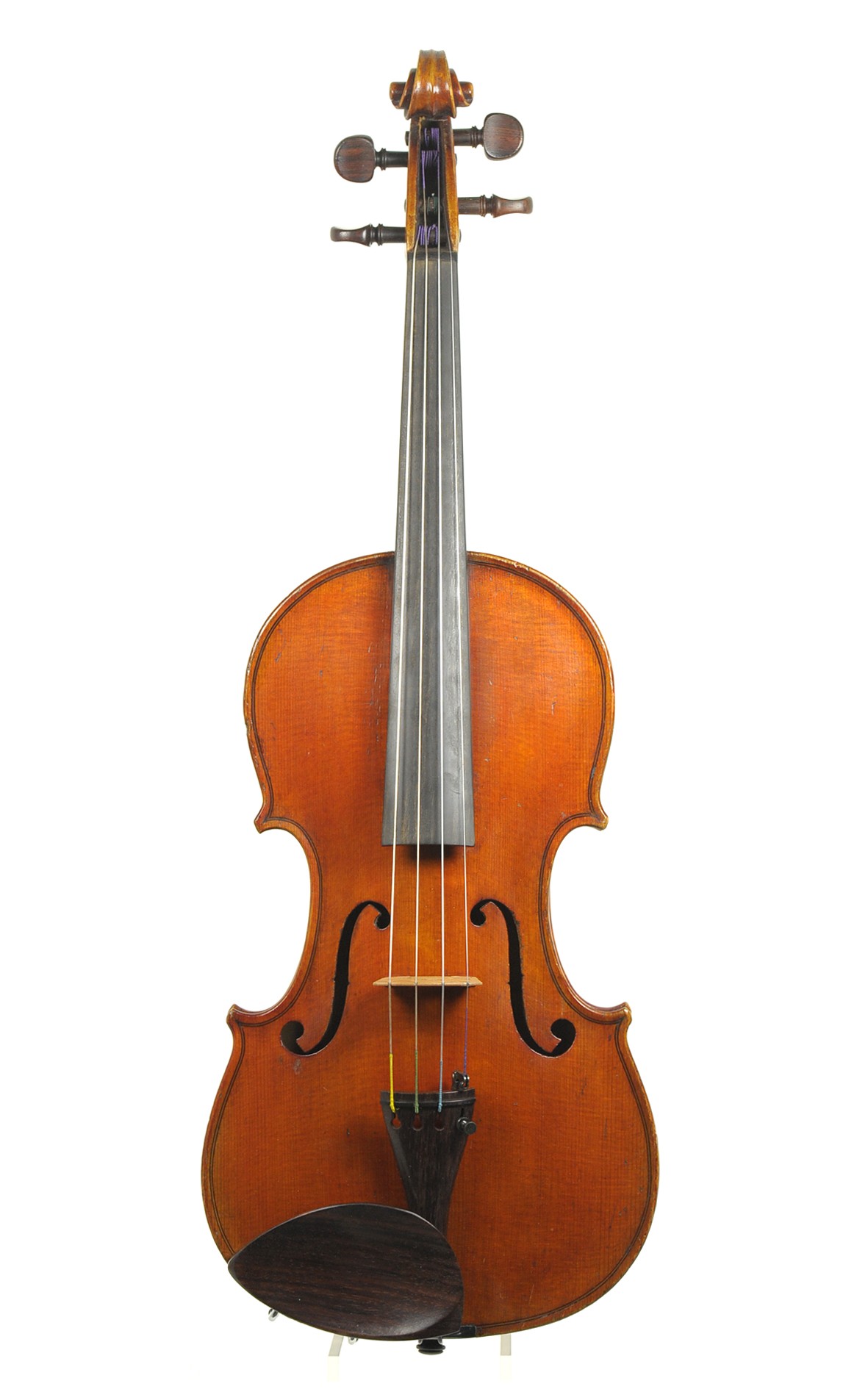 Antique English violin, Emanuel Whitmarsh, London, 1893 - top