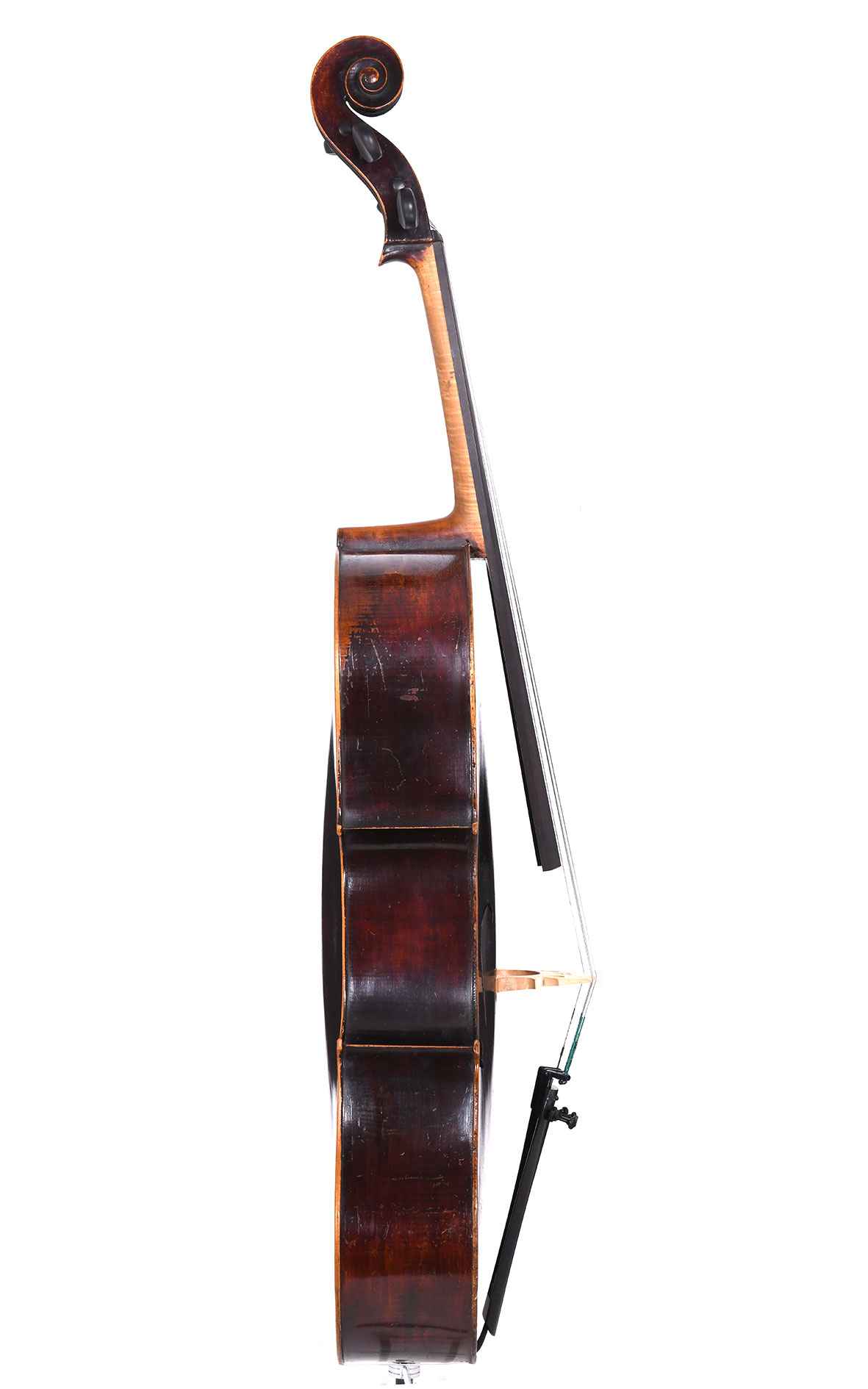 Fine antique cello, Mittenwald or England, circa 1850
