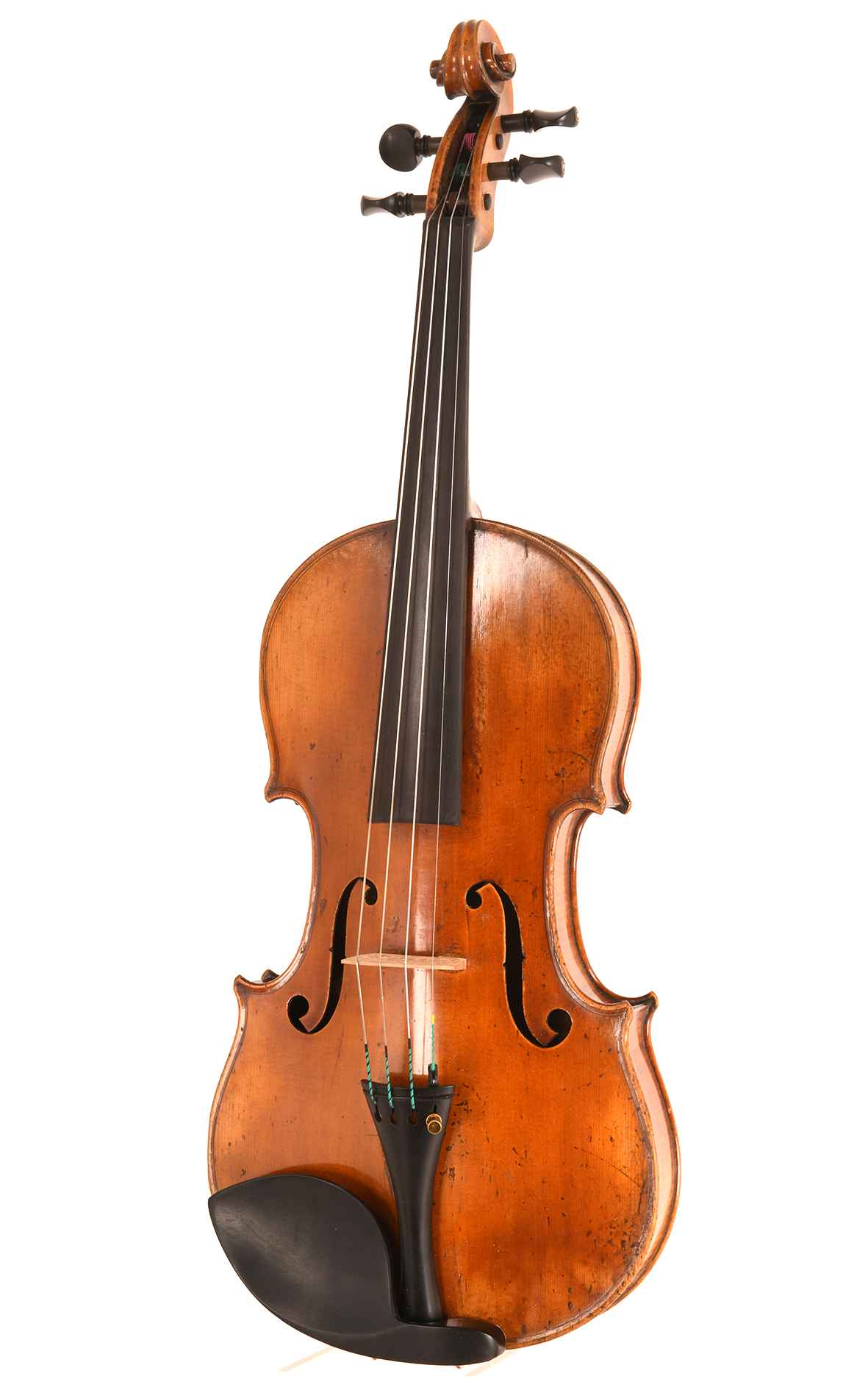 Fine French violin by Jean Joseph Honore Derazey certificate by Hieronymus Kostler