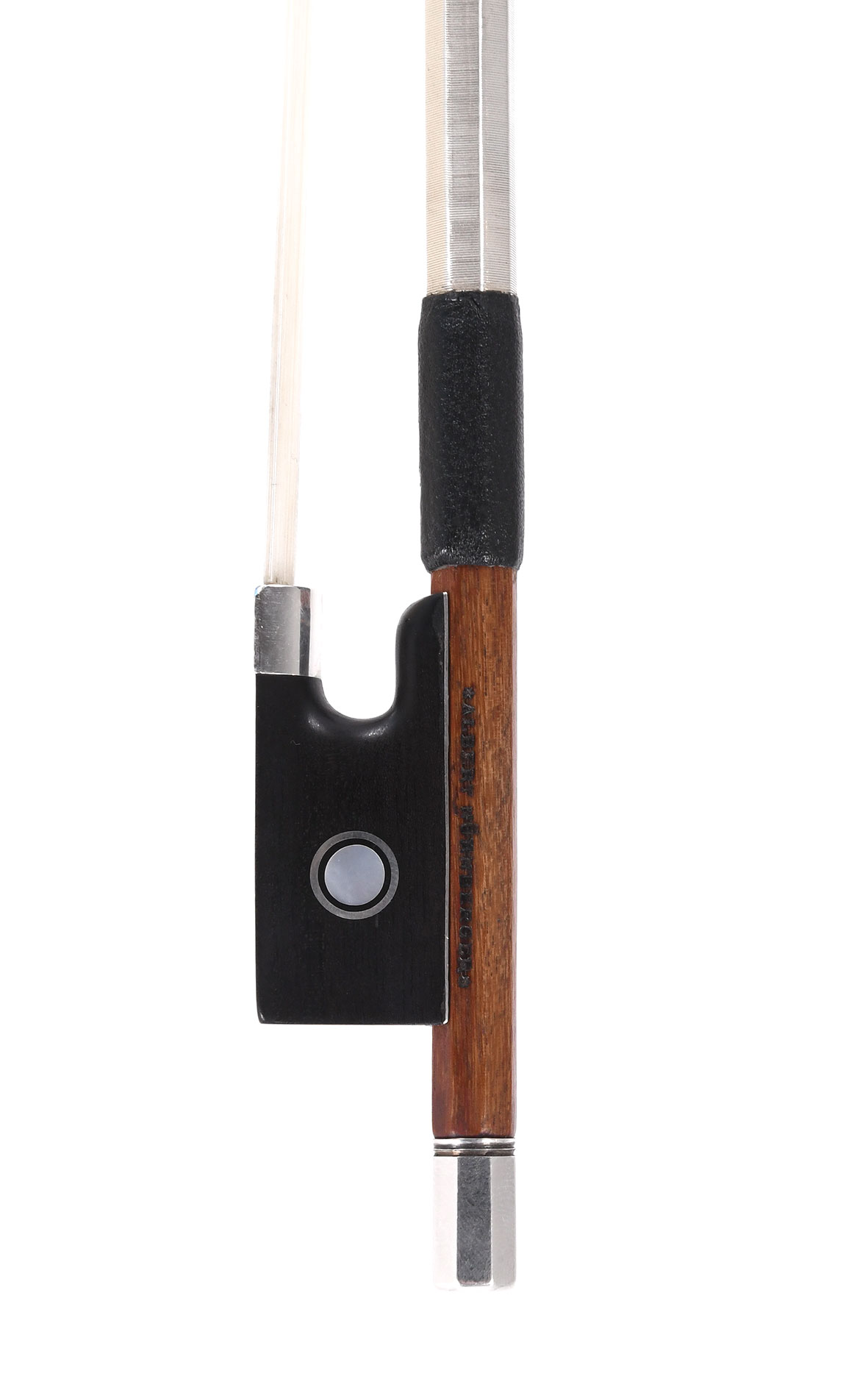 Albert Nürnberger: fine violin bow (certificate by Klaus Grünke)