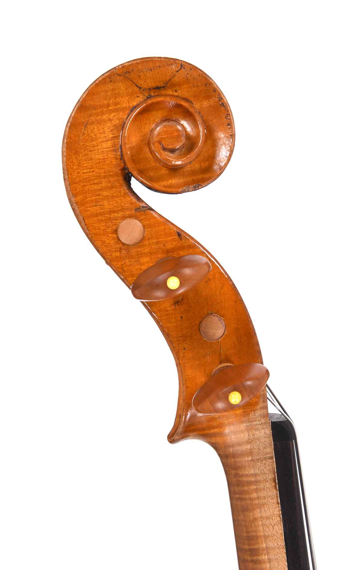 Michel Couturieux, richly ornamented French violin, circa 1850