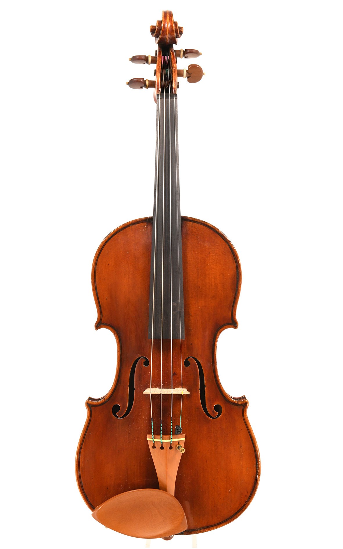 Fine Italian violin with a certificate by Carlson & Neumann, Cremona