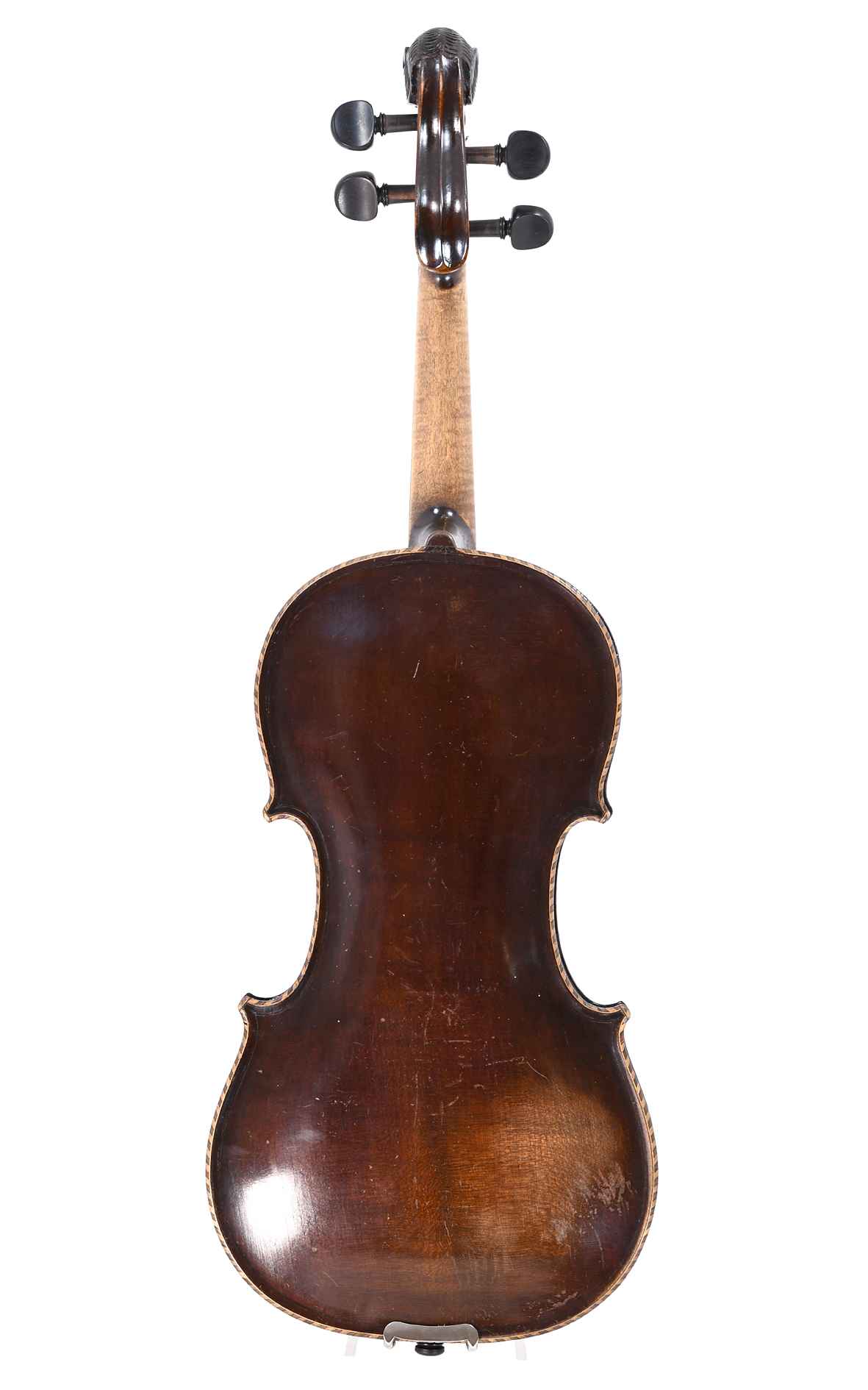 Antique lion head violin from Saxony