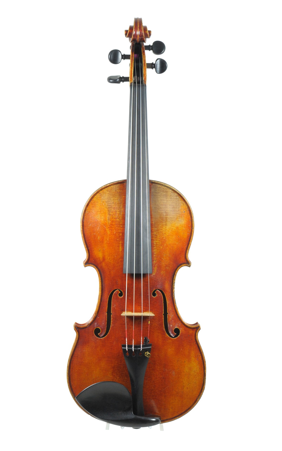 Fine 7/8 violin by Oswald Möckel, Berlin 1908 - top