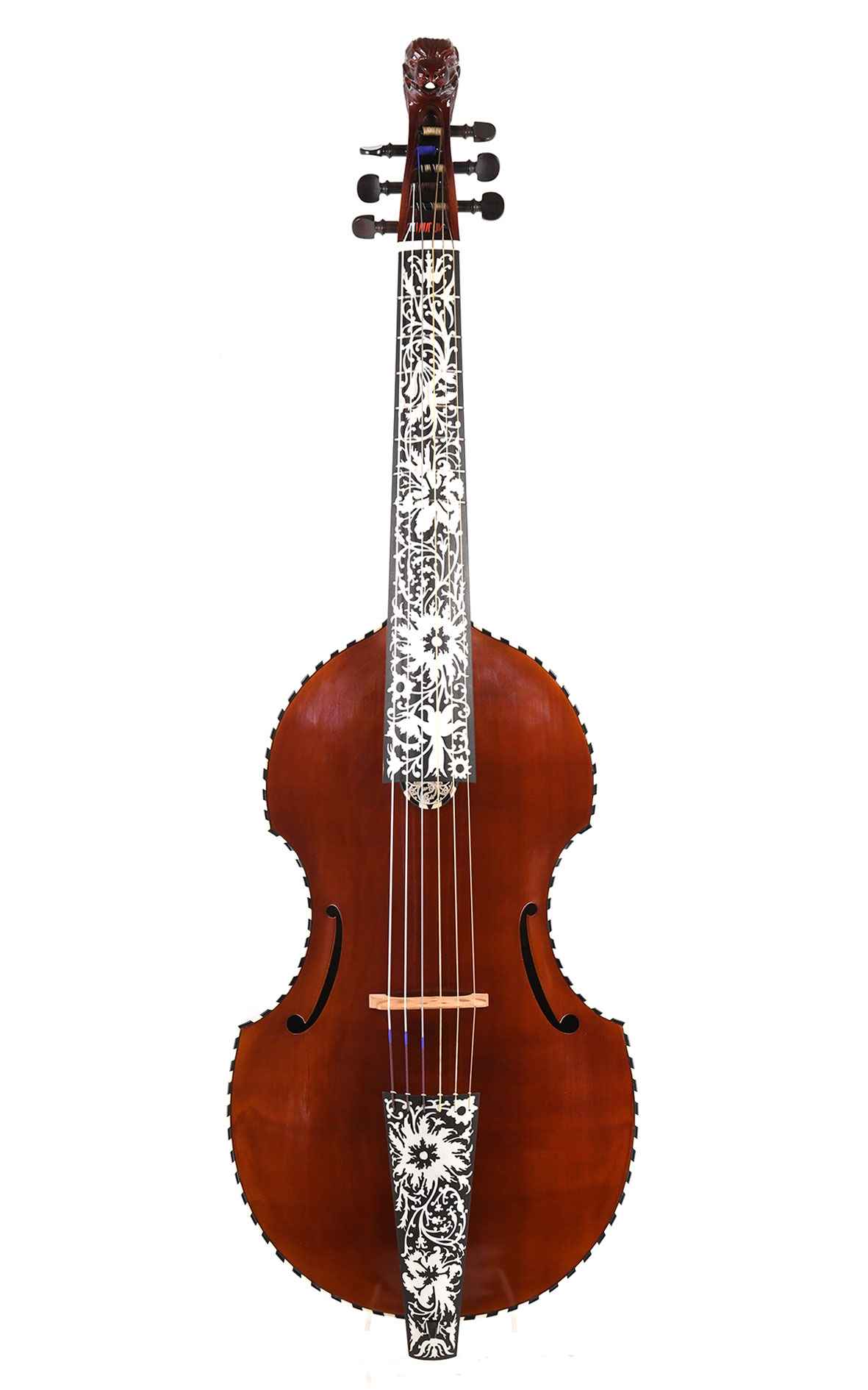 Viola da gamba (bass / tenor viol) after Joachim Tielke, Hamburg 1689