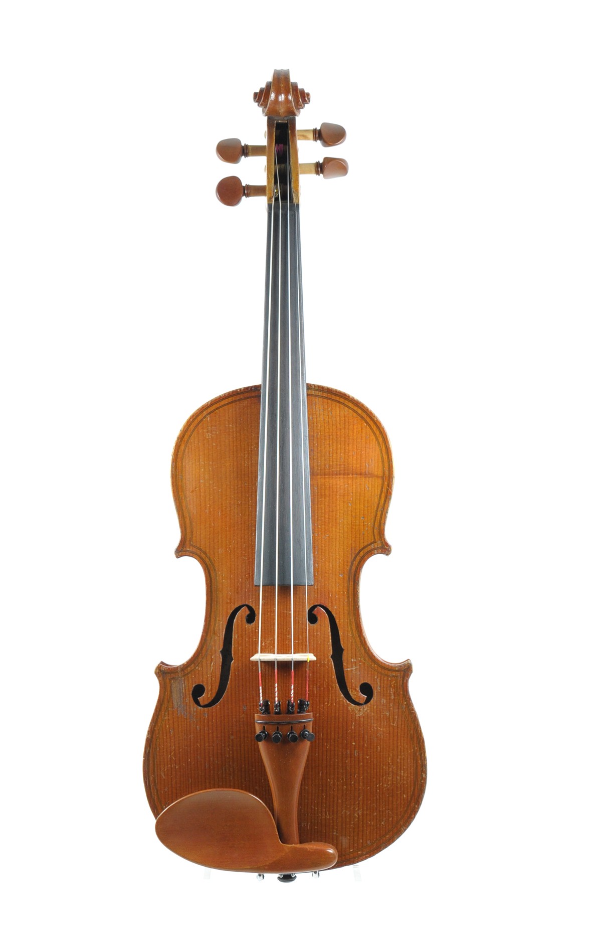 Old 3/4 violin after Maggini, Saxony approx. 1900 - top