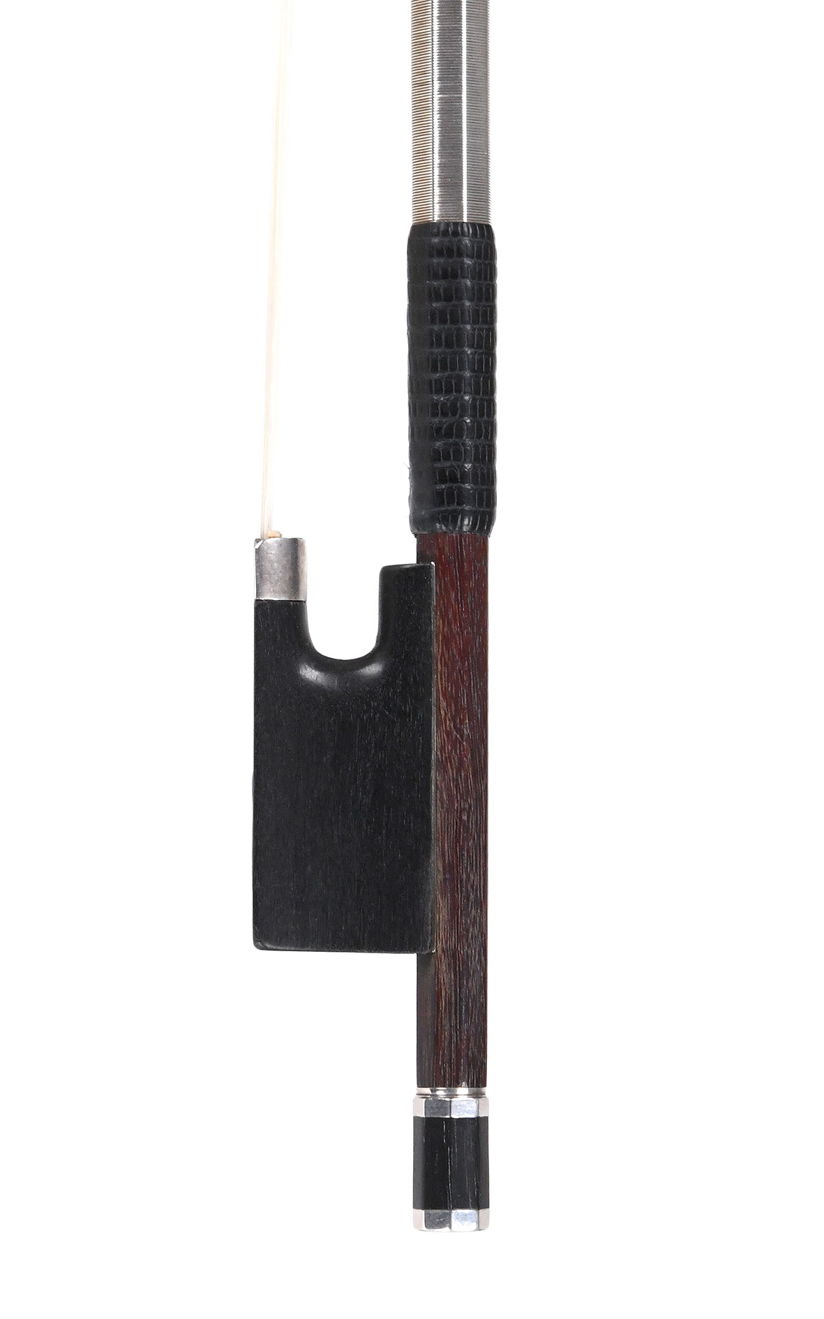 Violin bow by Hermann Richard Pfretzschner, a fine Tourte model