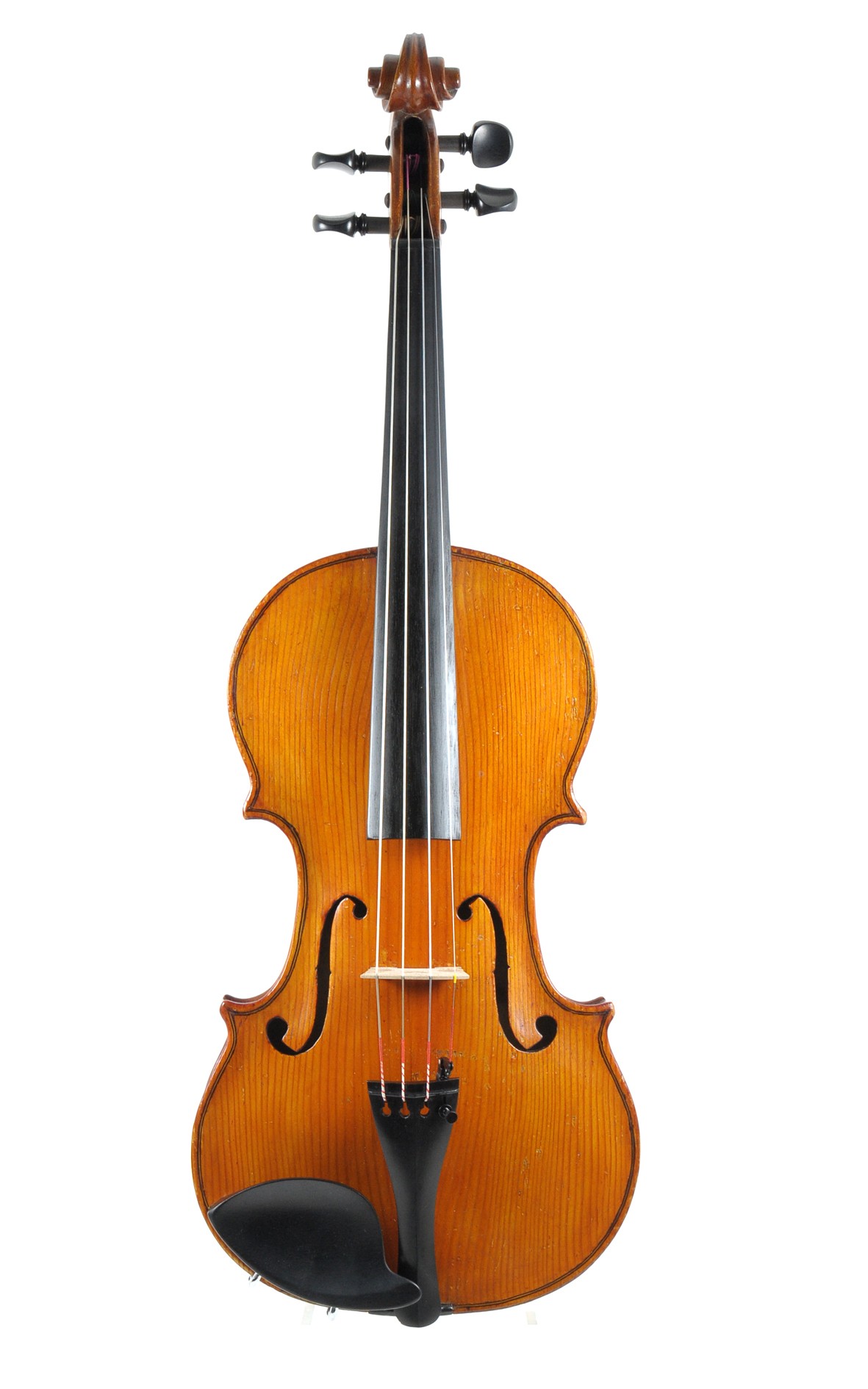 George F. Johnston, tropical wood violin, 1949