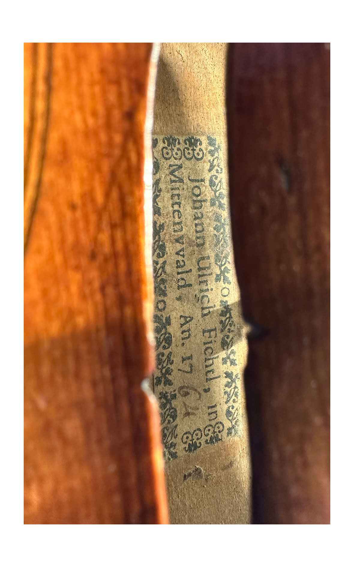 Fine 18th century Mittenwald violin circa 1780 (certificate