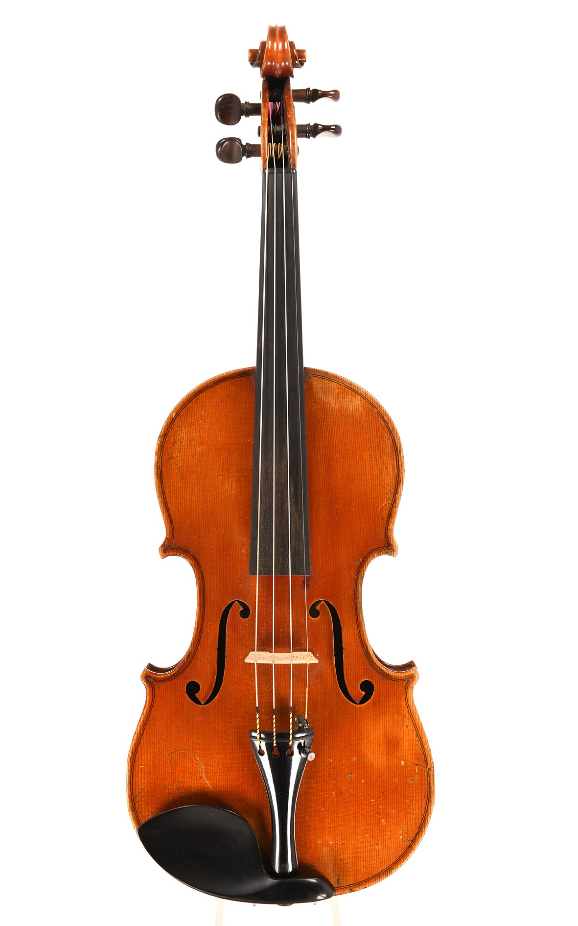 H. Derazey workshop, late 19th century French violin - top