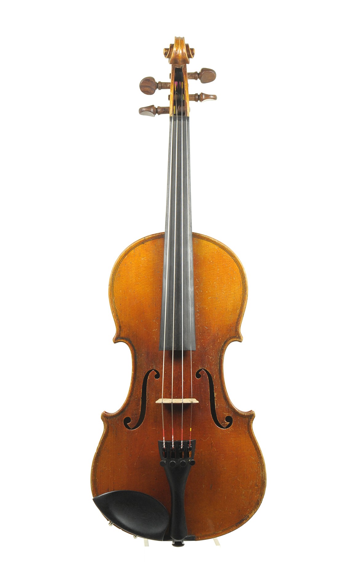 3/4 - powerful old German 3/4 violin, prob. A. C. Glier - top