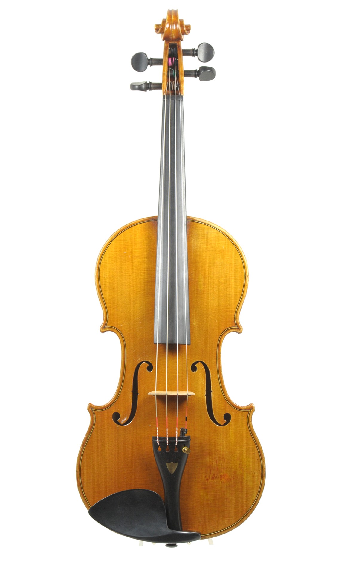 Markneukirchen master violin by August Hermann Braun - spruce table