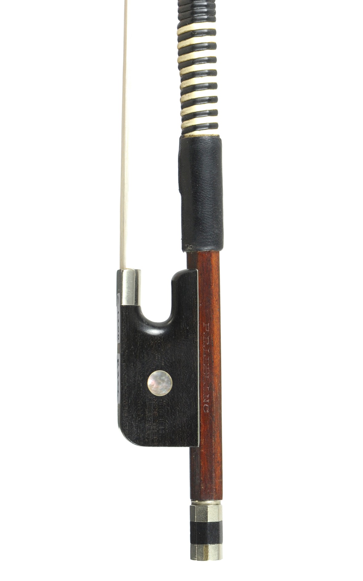 Viola bow, P.R. Leblanc, Germany approx. 1950 - frog