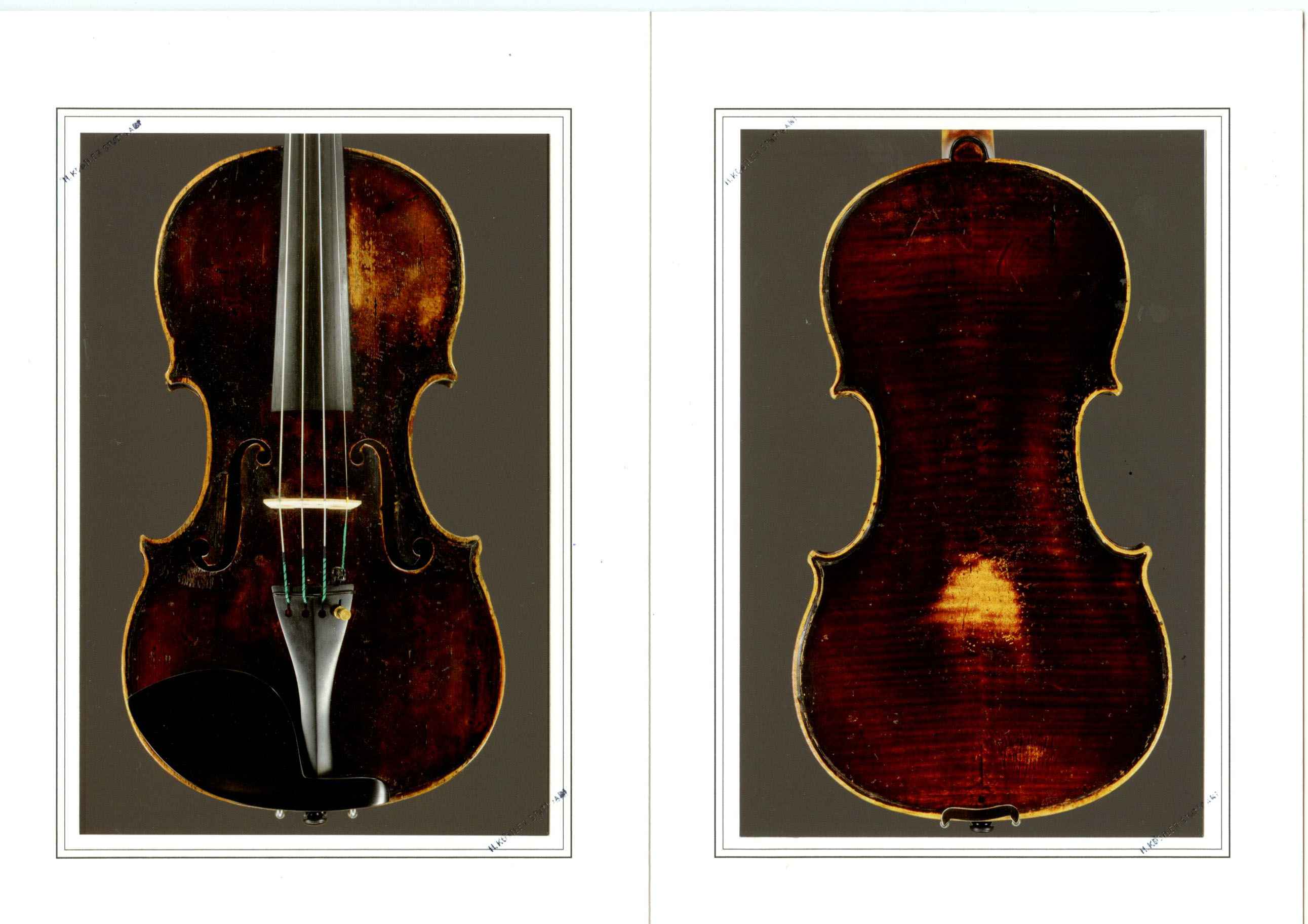 Mittenwald master violin by Anton Jais a late piece from