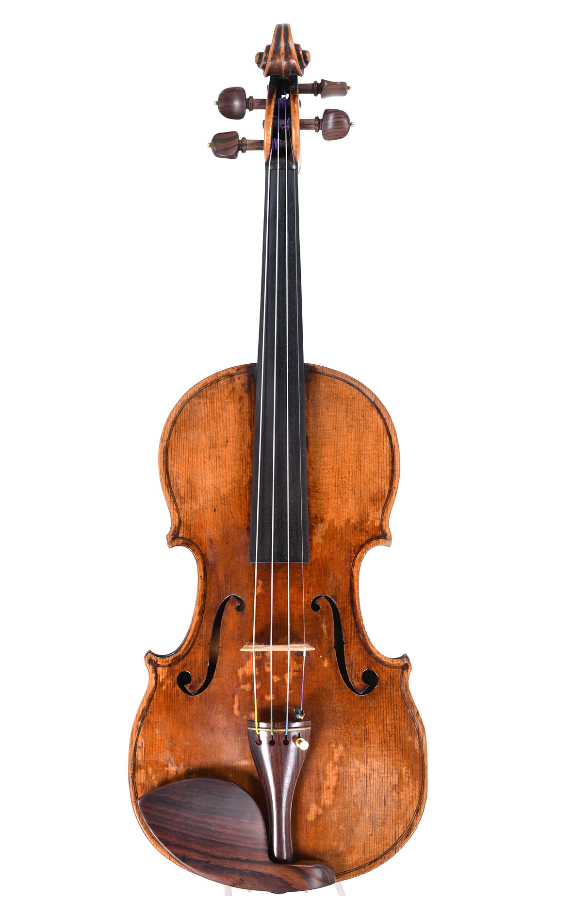 Interesting Master violin, probably from Prague, Johann Georg Hellmer replica