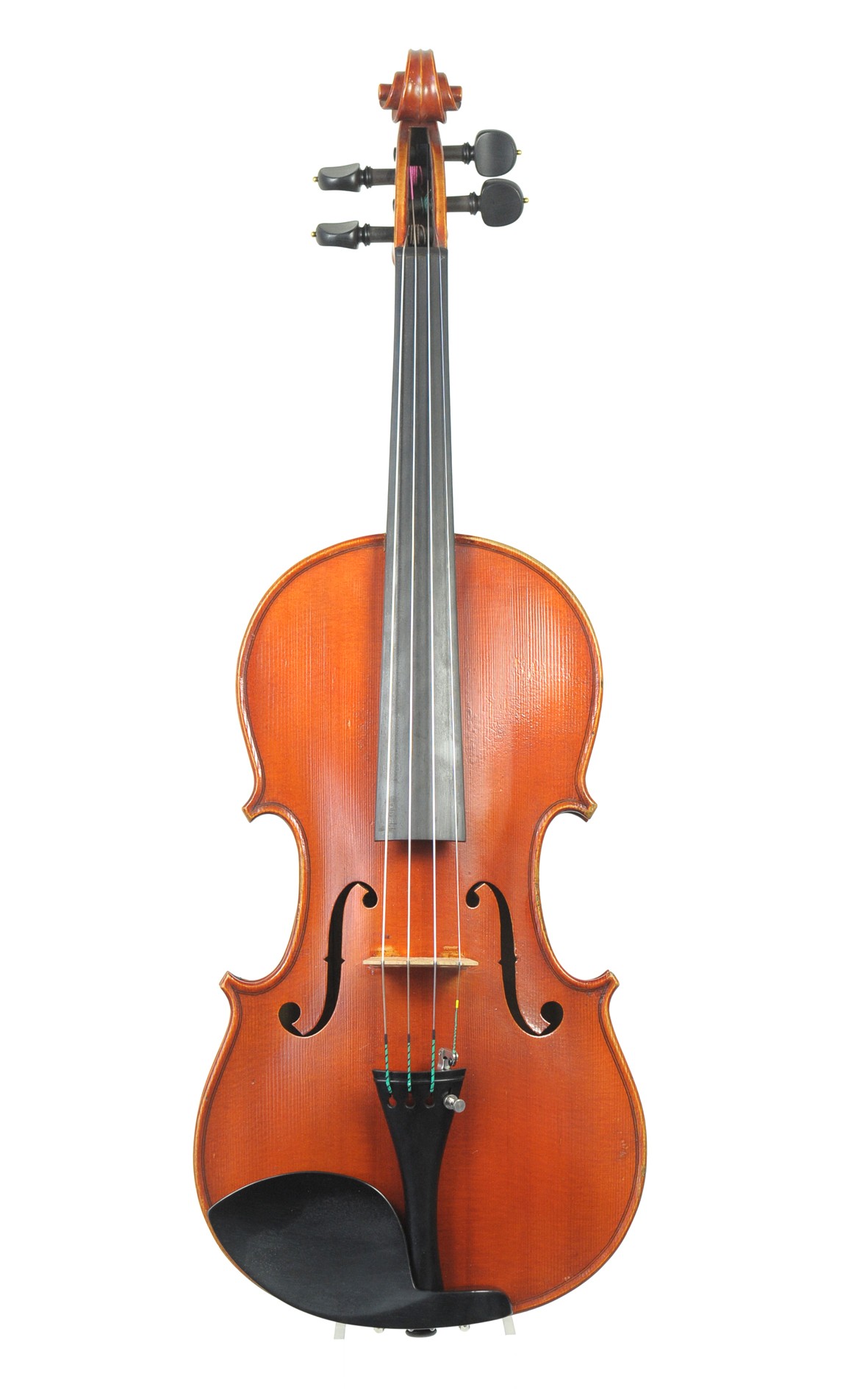 Historically interesting French violin, by Rene Bazin - top view