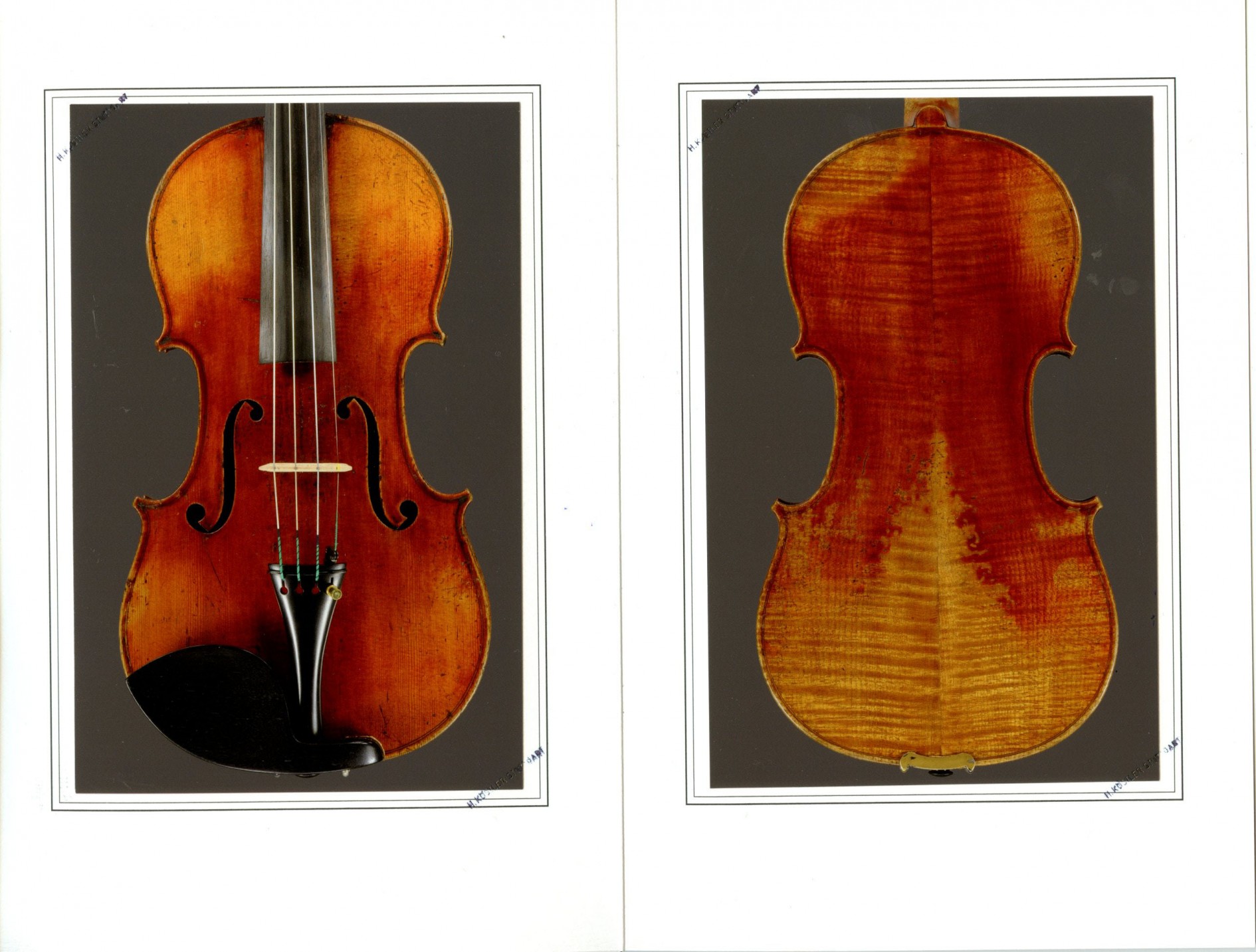 Joseph Garaboeuf alias French violin made in 1858