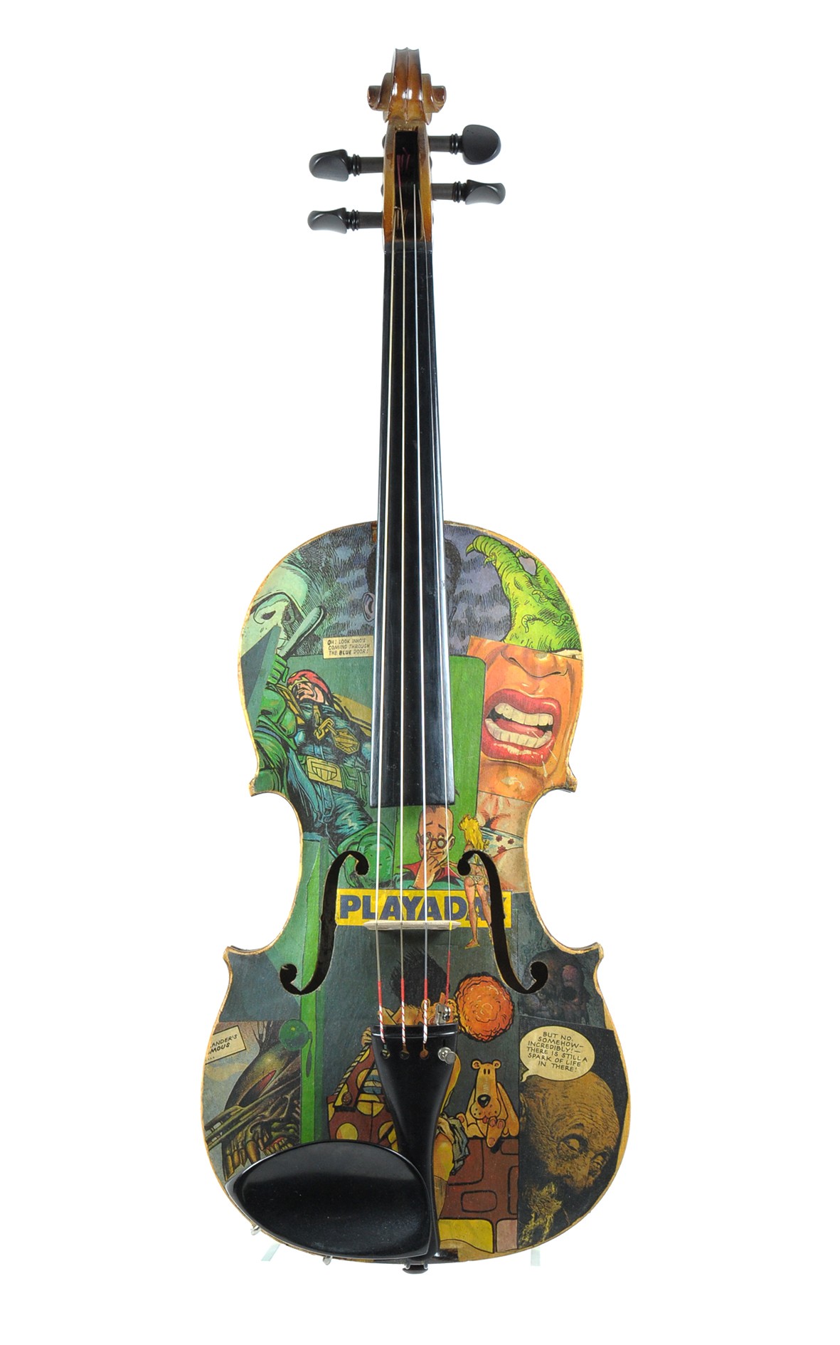 Artistic PopArt violin - top