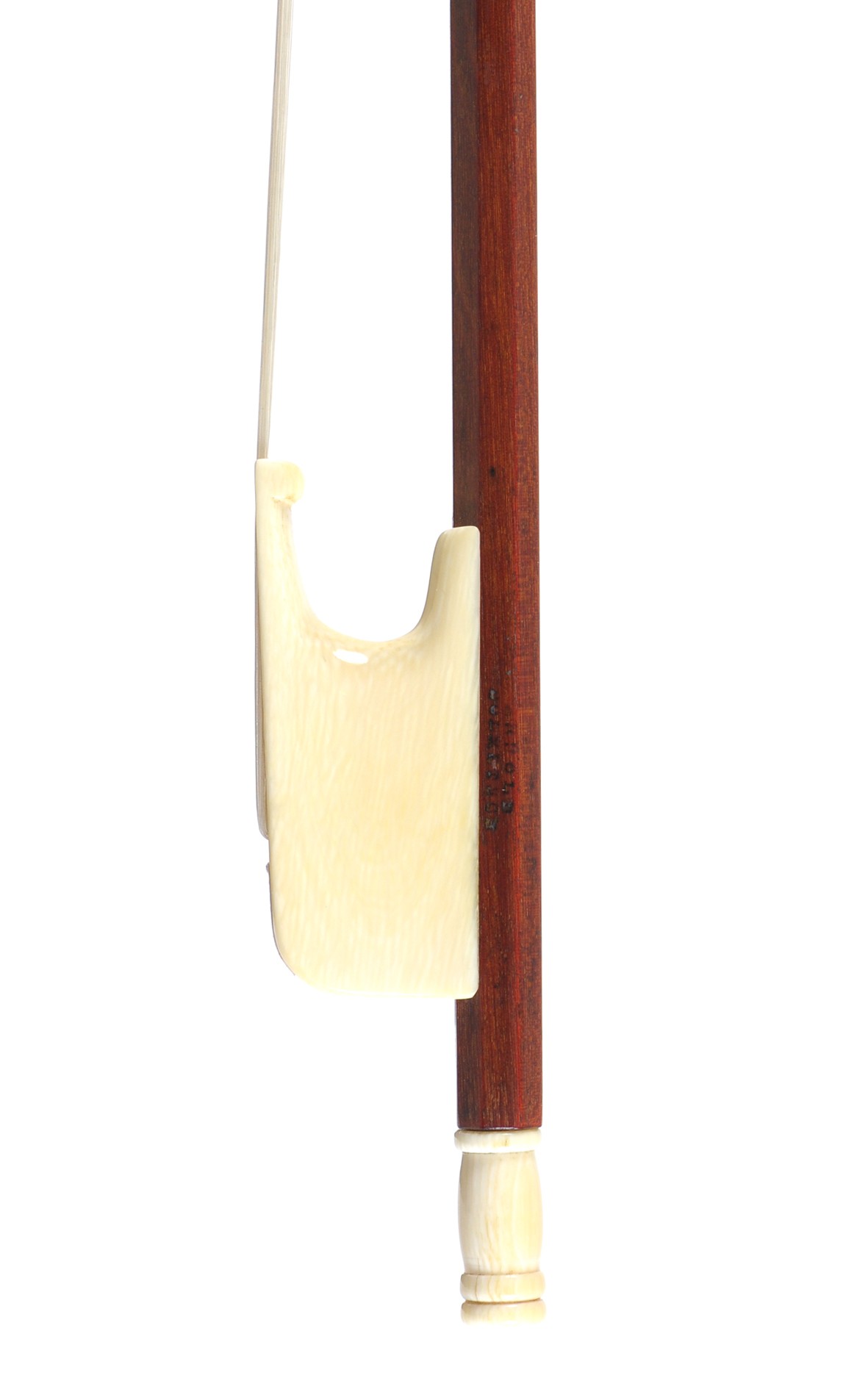 Viola da gamba bow by Arnold Dolmetsch - tip
