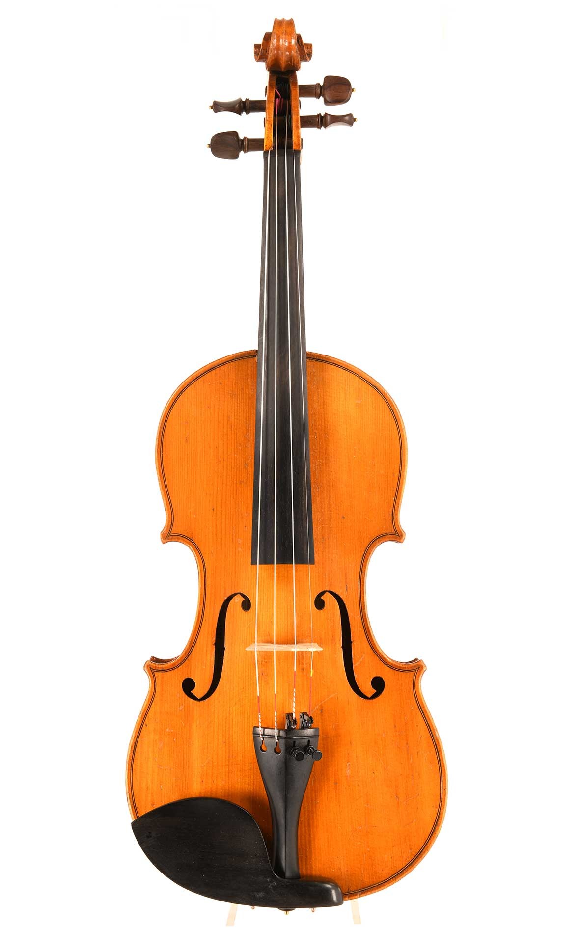 Antike Französische Breton Geige. Mirecourt, um 1850
