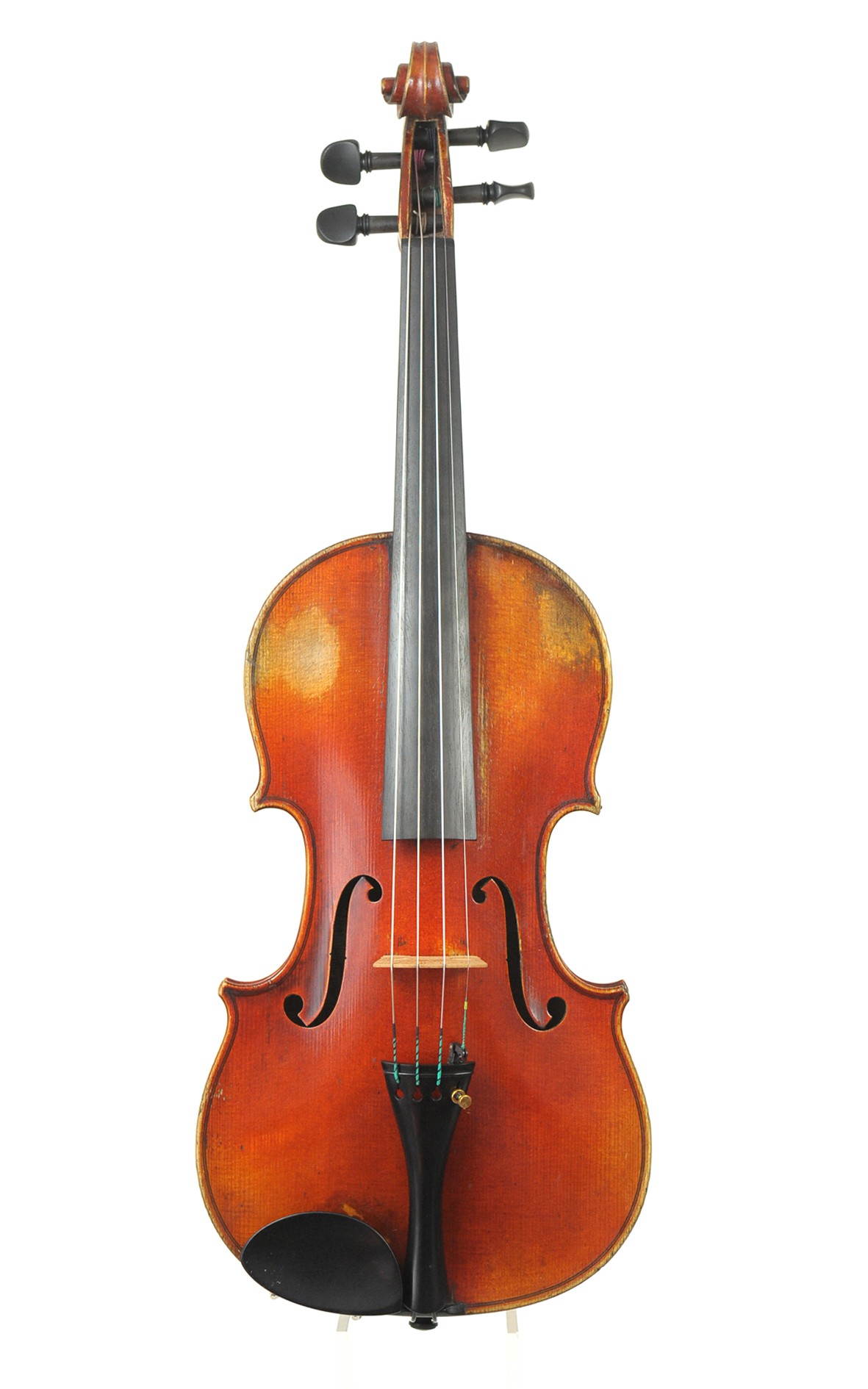 Feine Violine von Alexandre Delanoy, Bordeaux 1900 - Fichten-Decke mit Spuren der Zeit.