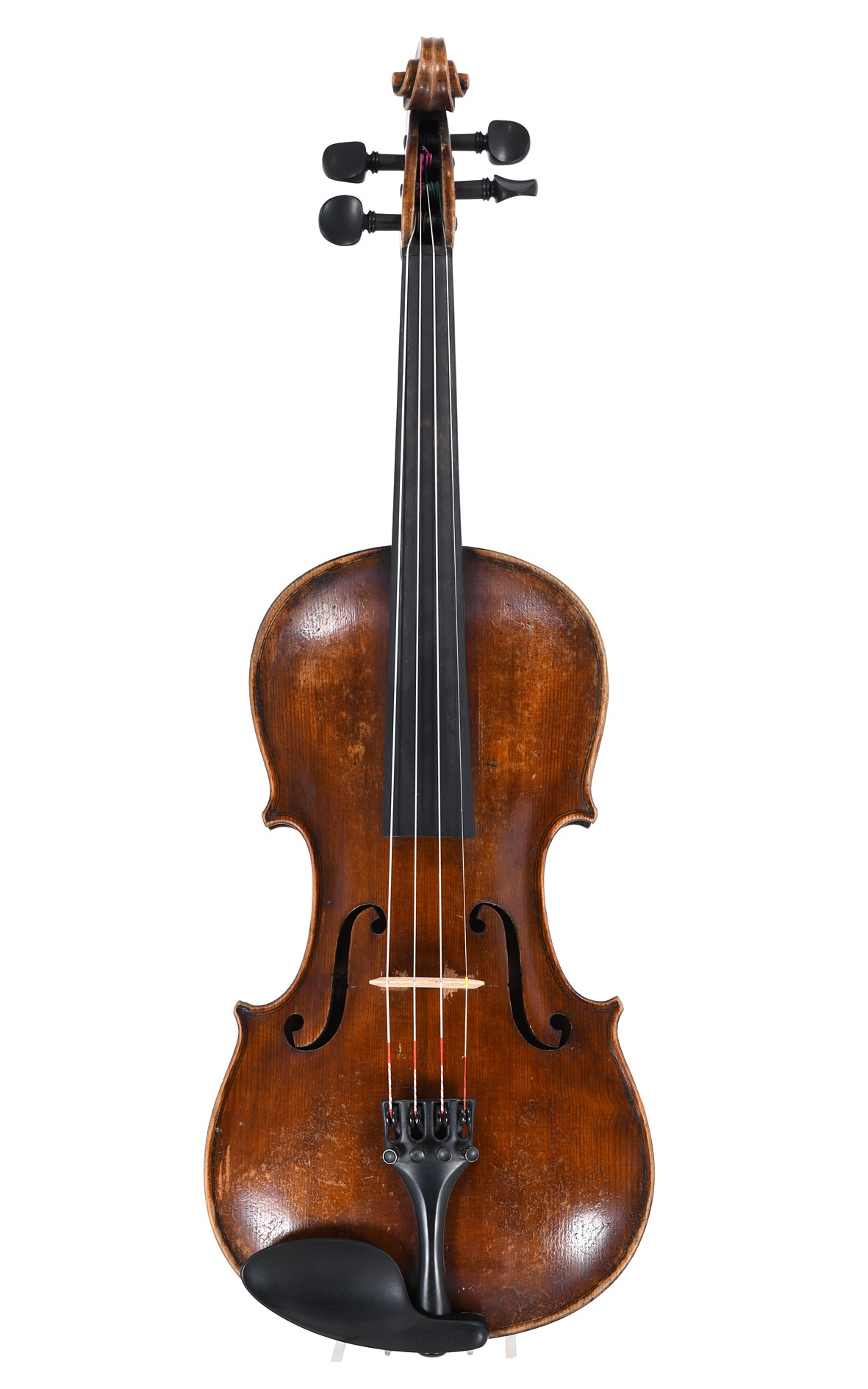 antique Czech/Bohemian violin, by Brandner Schönbach - top