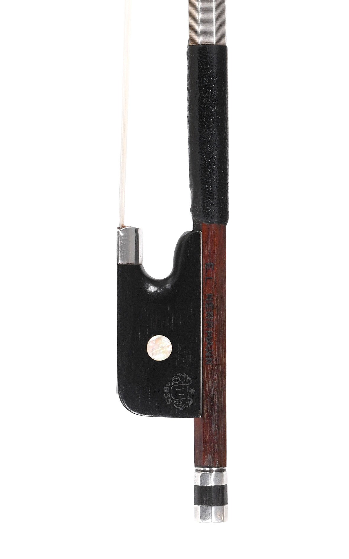 Fine viola bow by E.L. Herrmann, Markneukirchen from professional ownership