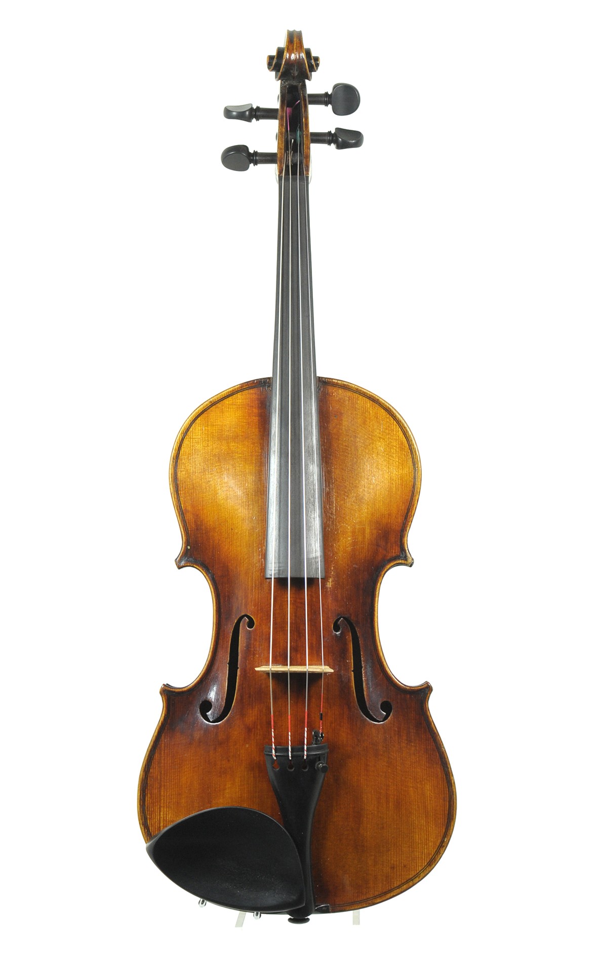 Quality violin from Saxony - top view