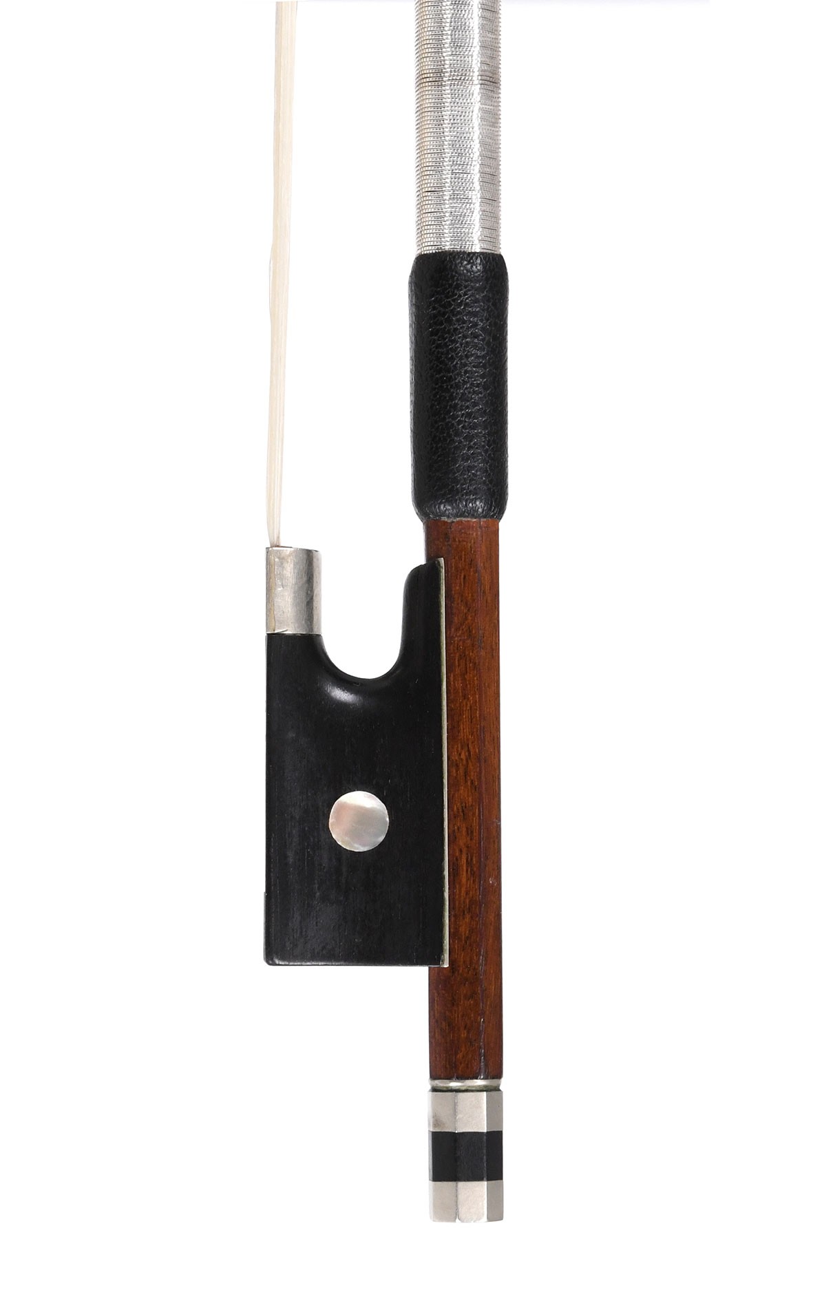 Probably Ludwig Bausch Sohn fine German violin bow around 1890