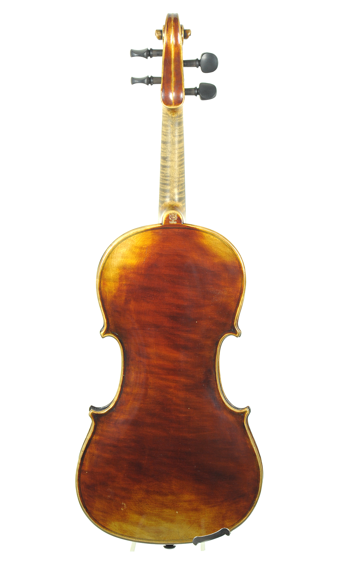 Red, oil varnished violin from Saxony, approx. 1920 Violins, Saxony